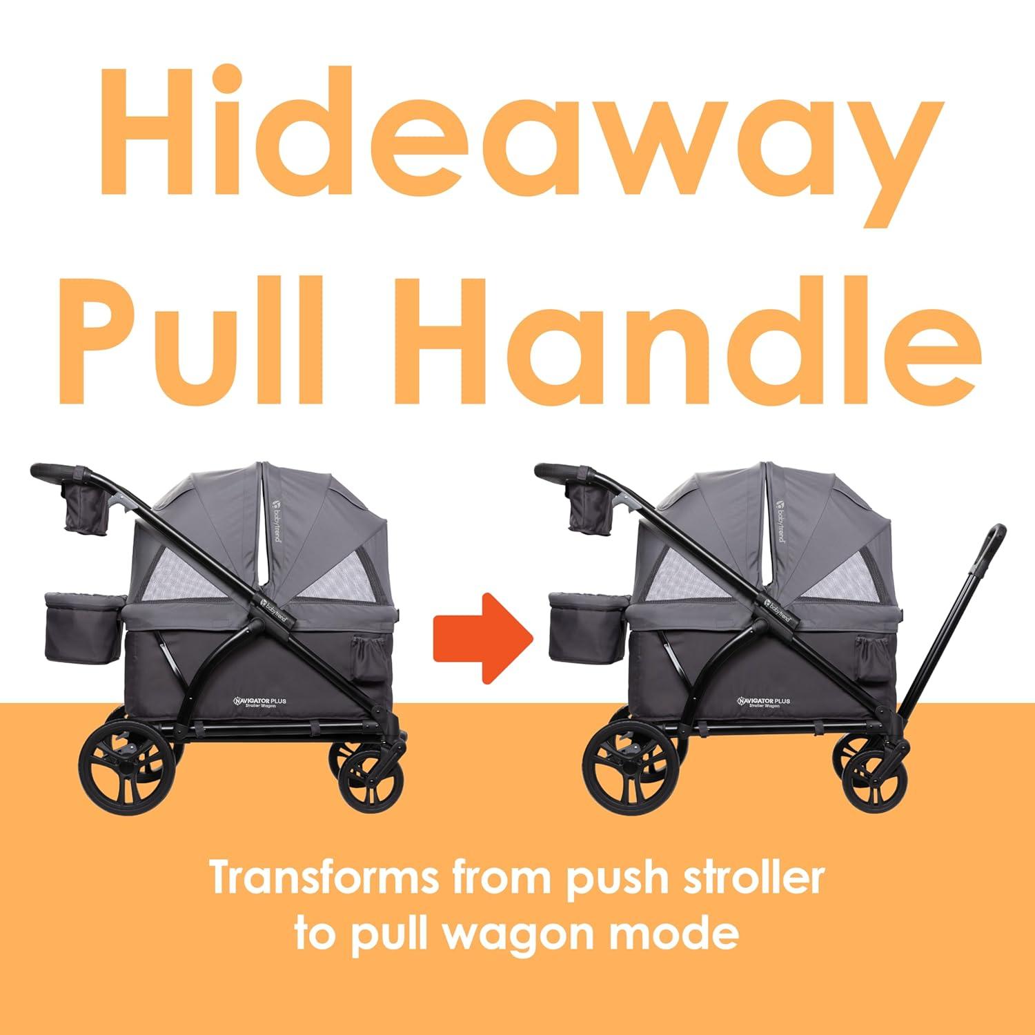 Baby Trend Navigator PLUS 2-in-1 Stroller Wagon - Dash Plum