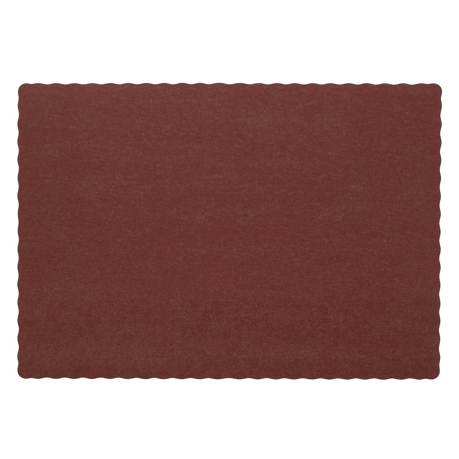 Royal Burgundy Disposable Placemat 9.25 Inch x 13.25 Inch, Package of 1000