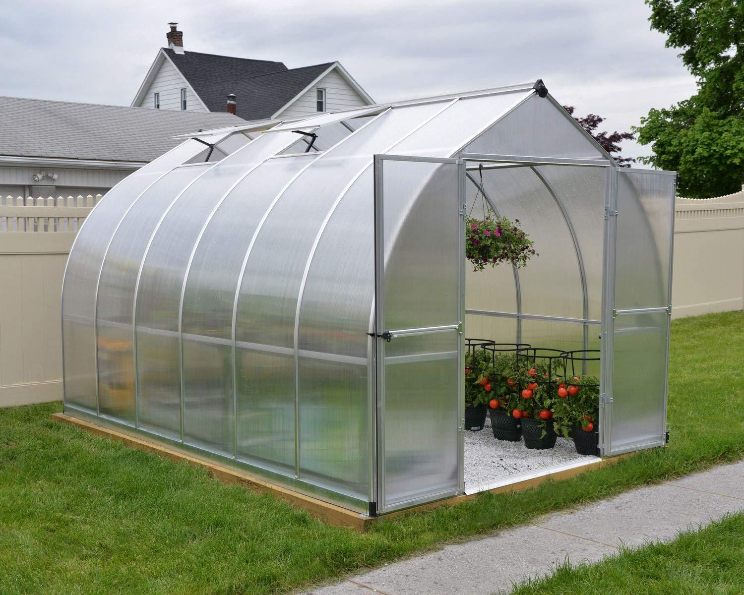 Canopia Palram - Canopia Bella 8' x 12' Greenhouse - Silver