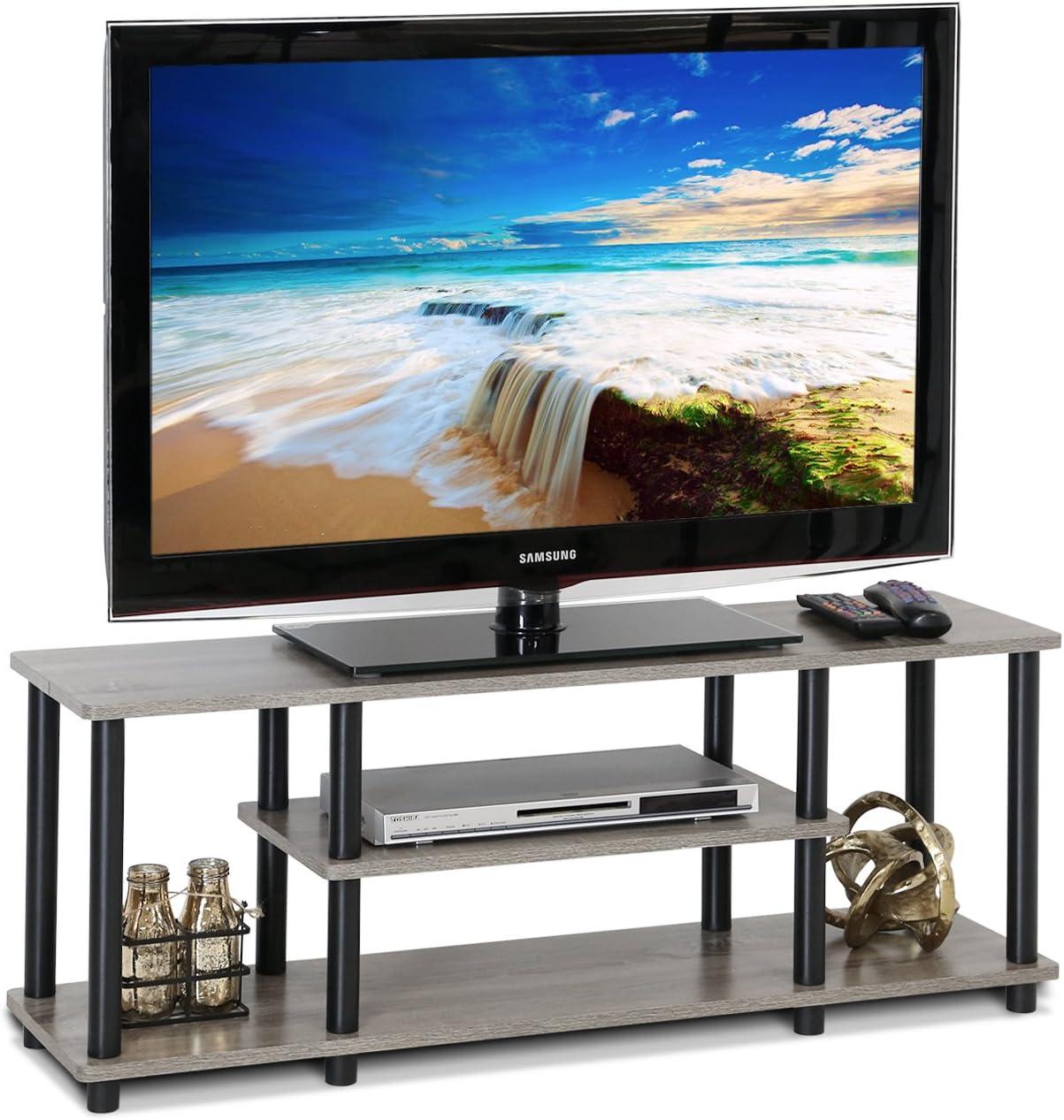 Furinno No Tools 3-Tier TV Stands for TV's up to 50" Entertainment Media Center