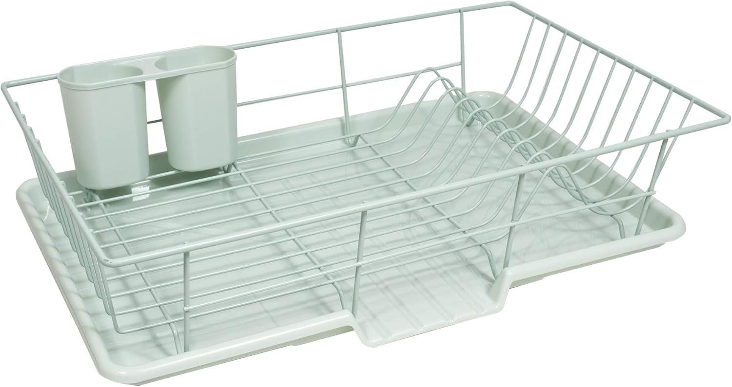 Red Barrel Studio® Steel 3-Piece Large Dish Drainer by Sweet Home Collection