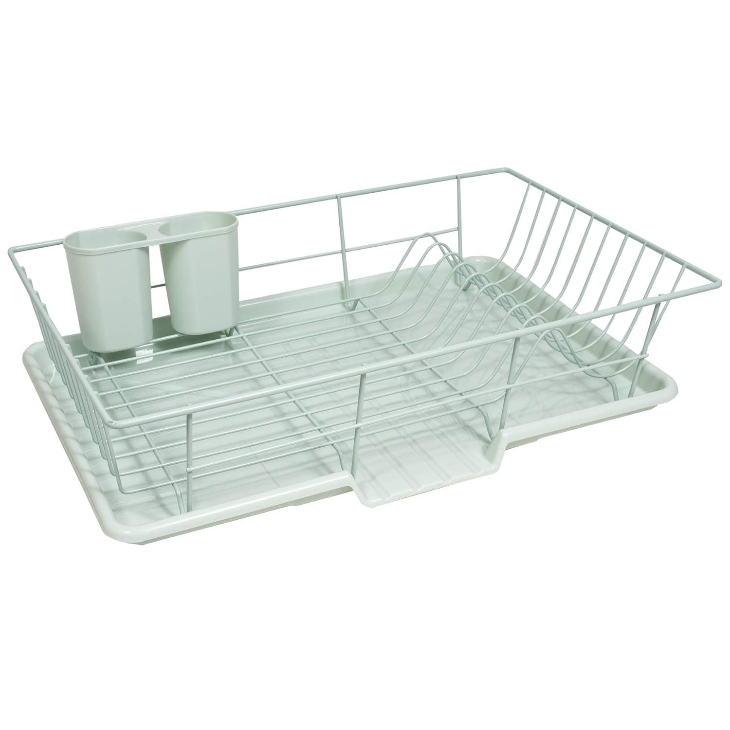 Red Barrel Studio® Steel 3-Piece Large Dish Drainer by Sweet Home Collection
