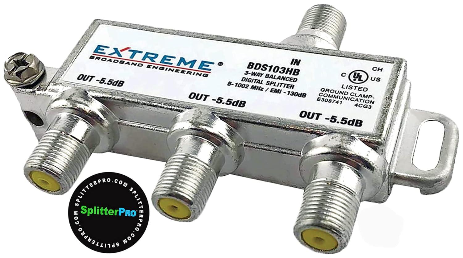 - Digital Splitters Professionals Install Every Day Across The U. S. A. 2-Way Coaxial Cable Splitter, 1 GHz