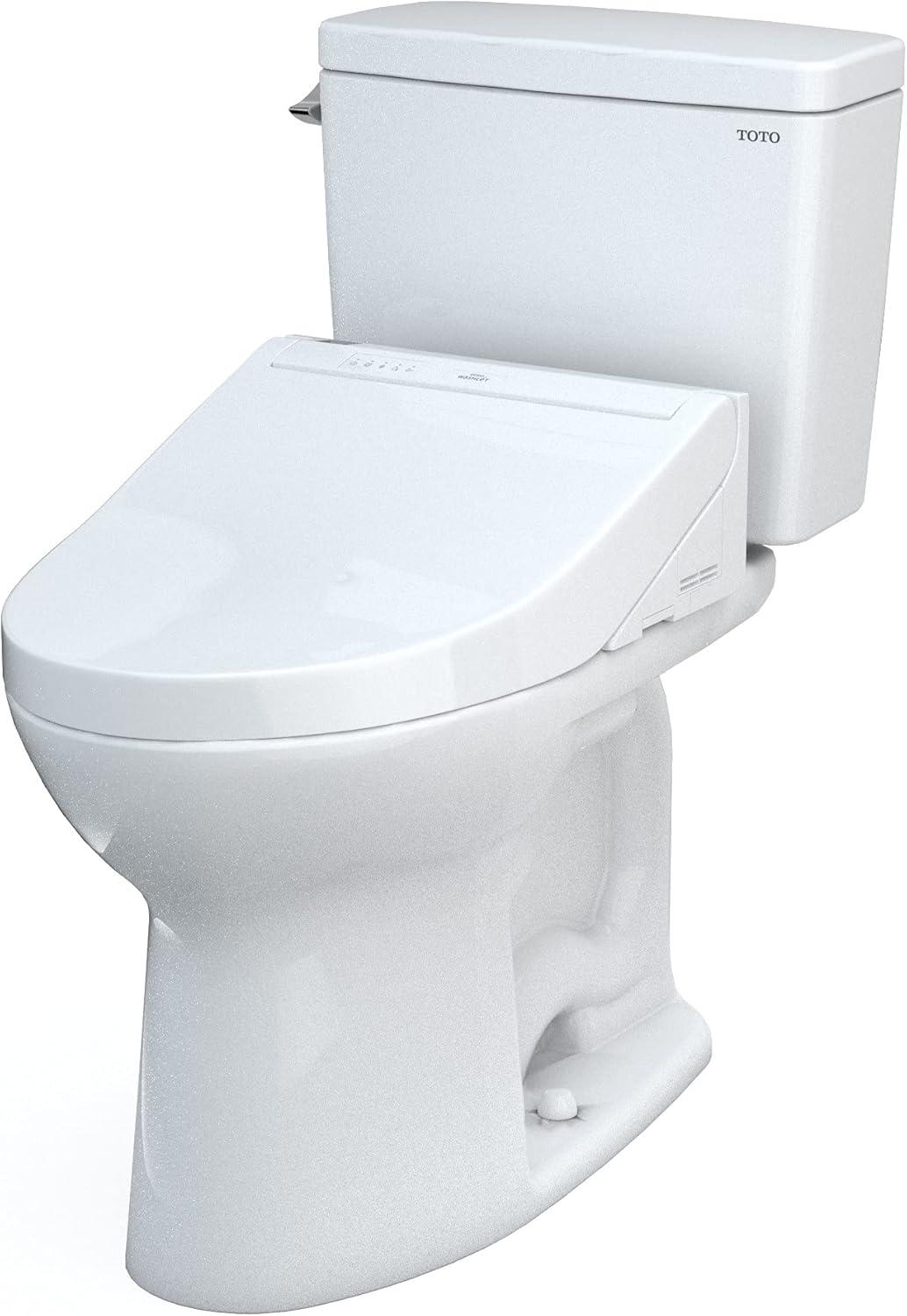 Drake® 1.28 GPF Water Efficient Elongated Two-Piece Toilet with Tornado Flush® (Seat included)