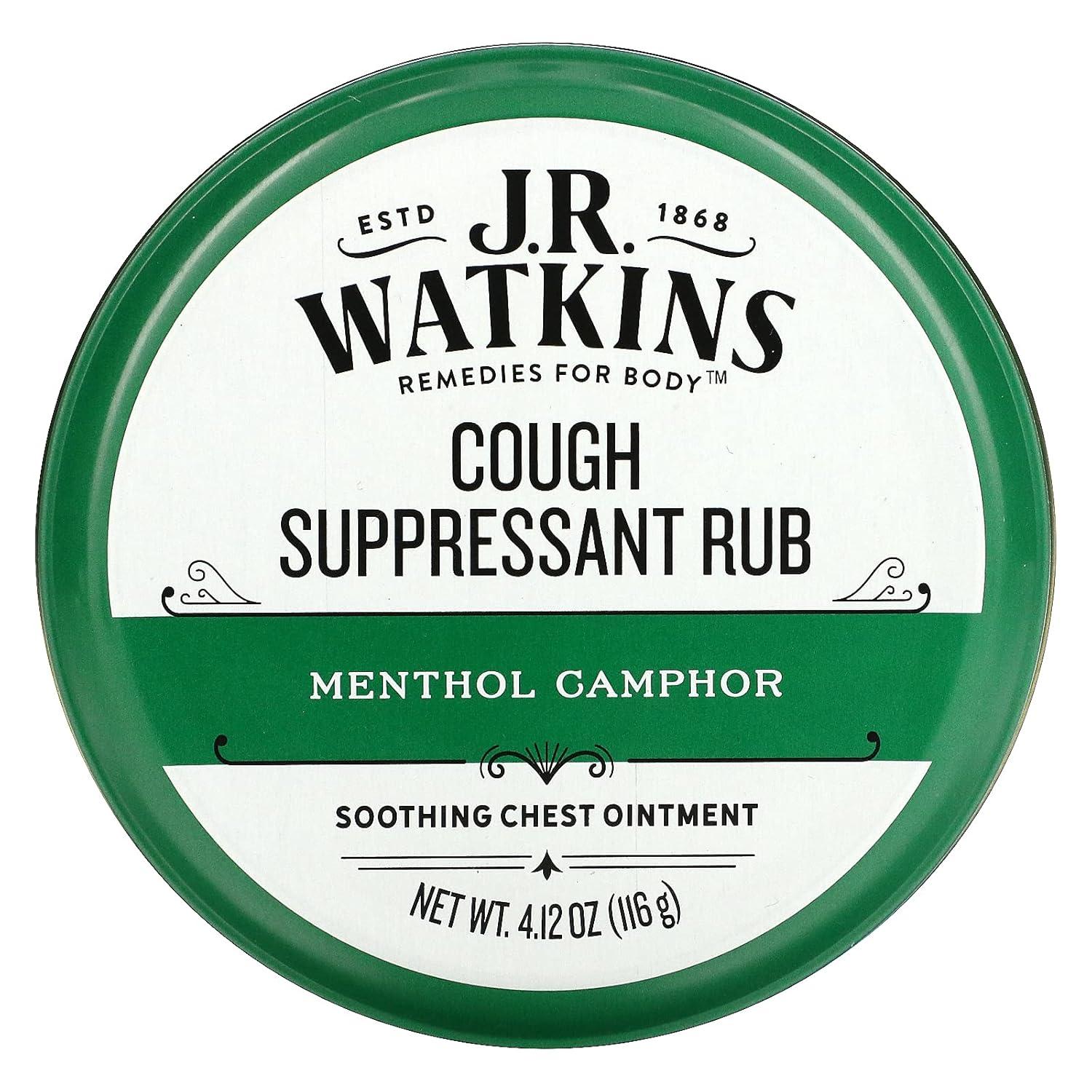 J.R. Watkins Menthol Camphor Menthol Camphor Ointment 4.12 oz