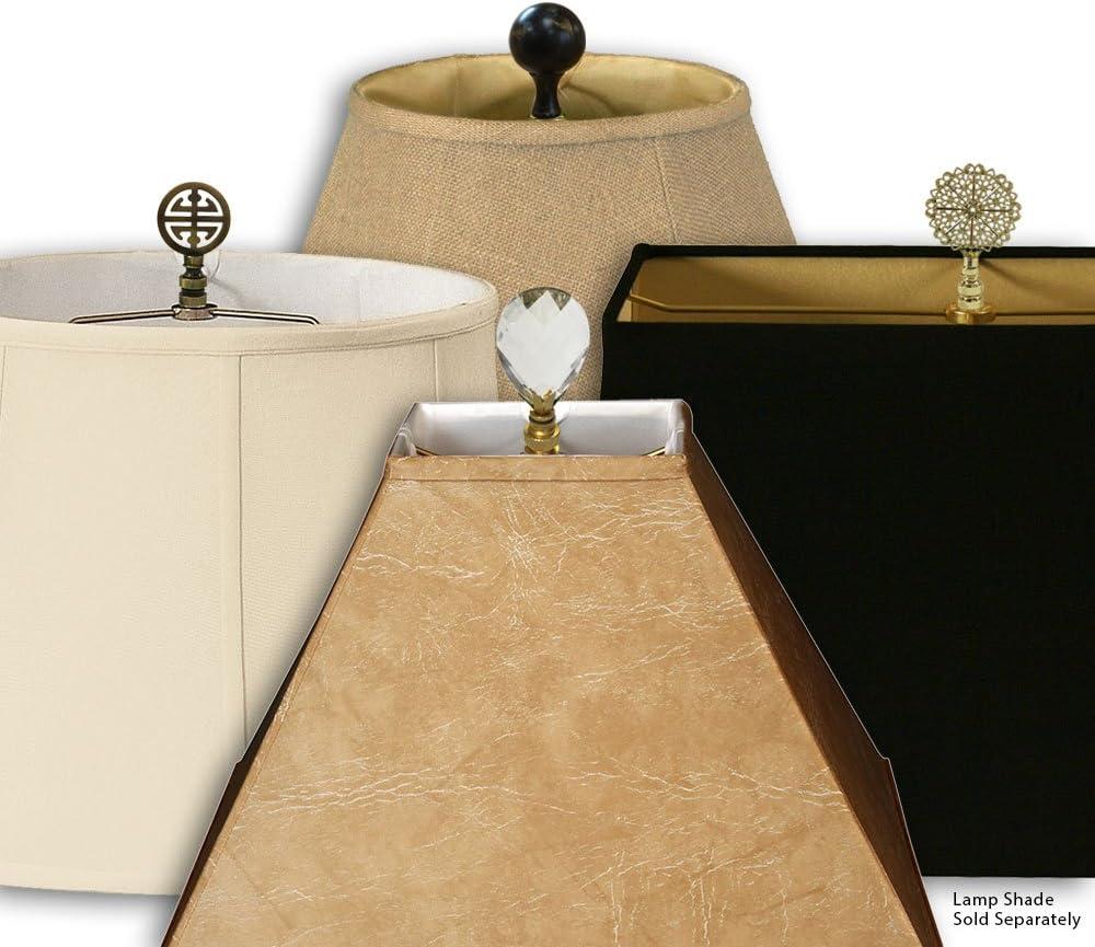 Royal Designs 18" Coolie Empire Side Pleat Lamp Shade White