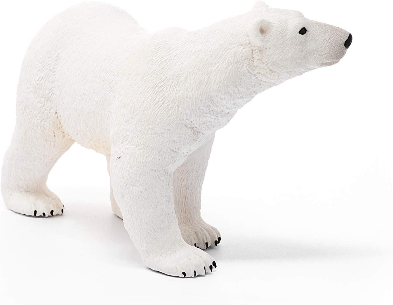 Schleich - Wild Life: Polar Bear Animal Toy Figurine Educational Playset, 1 pc