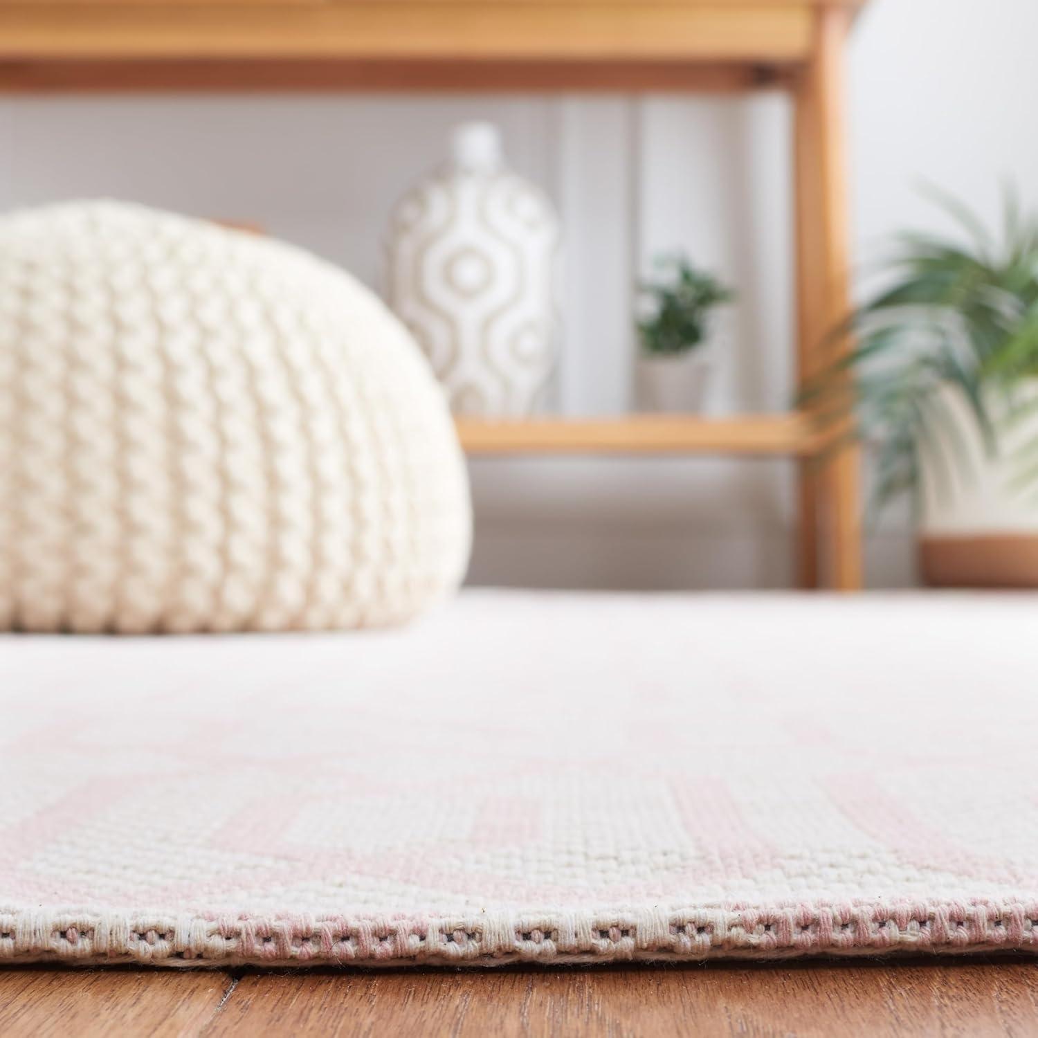 Martha Stewart 421 100% Cotton Geometric Rug