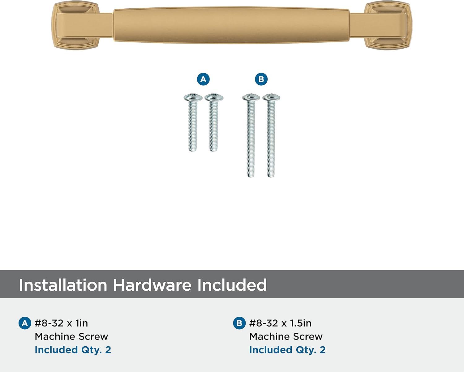 Champagne Bronze Matte Cabinet Pull with Mounting Hardware