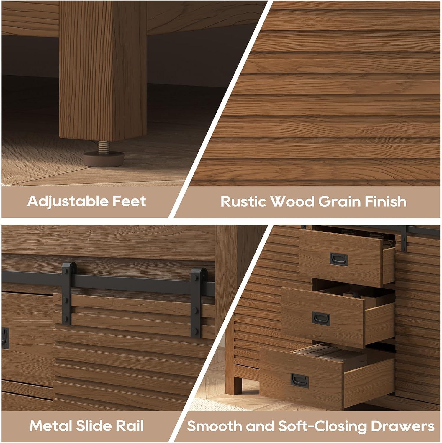 Richfield 60-inch White Painted Freestanding Double Sink Bathroom Vanity