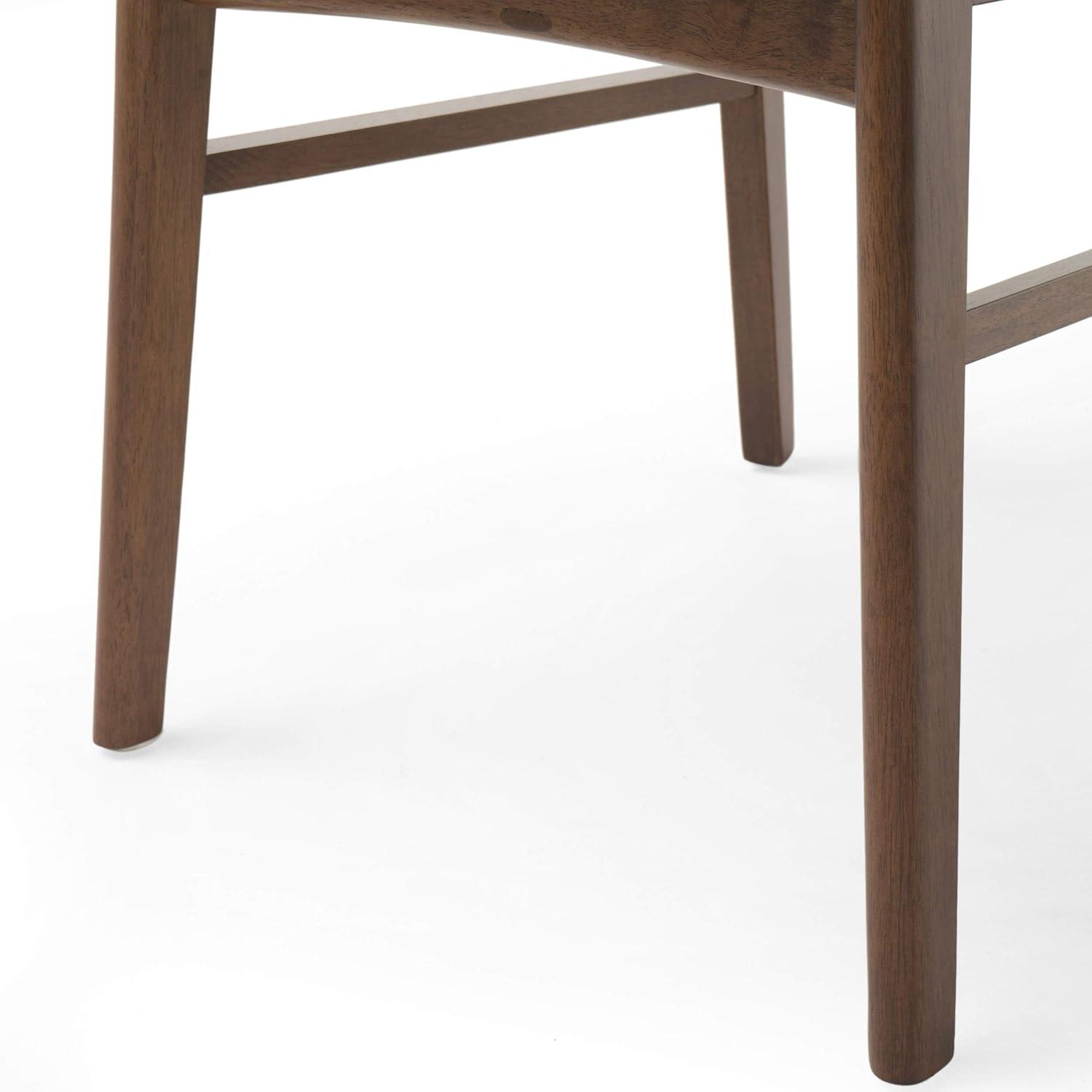 Christopher Knight Home Idalia Mid-century Modern Dining Chairs (Set of 4) by  Dark Gray + Natural Oak Oak Finish