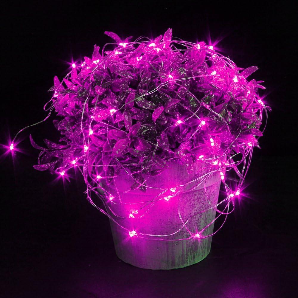 CYLAPEX 6 Pack Blue Fairy Lights Battery Operated Fairy String Lights Firefly Lights LED Starry String Lights 3.3ft 20 LEDs Silvery Copper Wire for Christmas DIY Decoration Costume Wedding Party