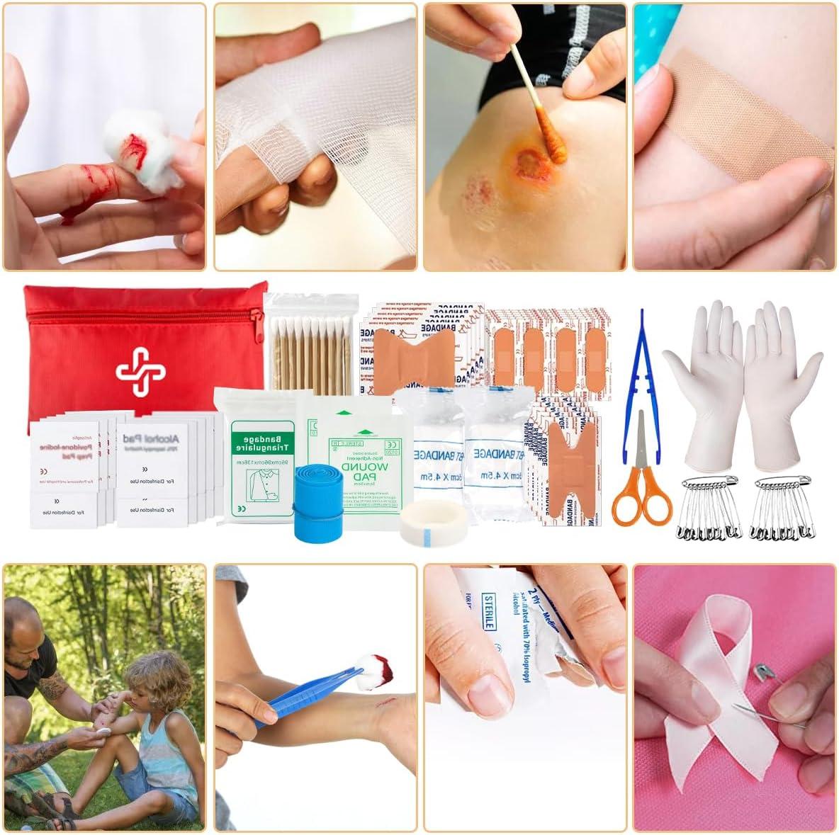 LIFETIME FLOORING LLC Survival Kit, 250Pcs Survival Gear First Aid Kit With Molle System Compatible Bag And Emergency Tent, Emergency Kit For Earthquake, Outdoor Adventure, Hiking, Hunting, Gifts