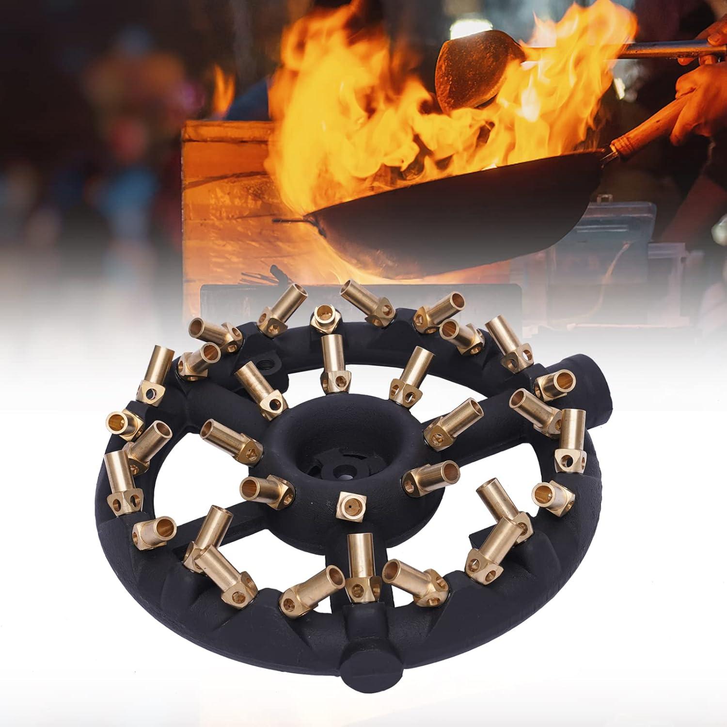 32-Tip Jet Burner 32 Tips Natural Gas Jet Burner Chinese Wok Range Pot Burner New