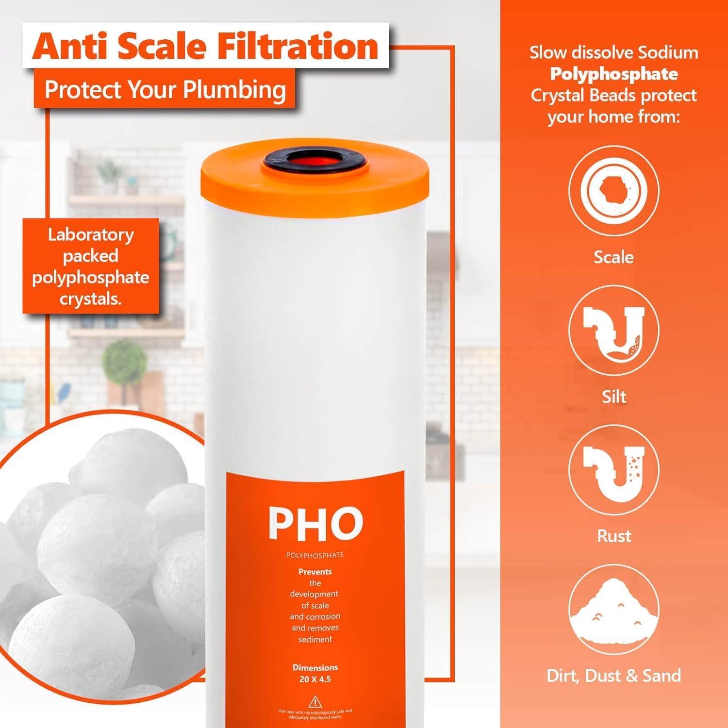 Express Water; 3-Stage Replacement Water Filter for Whole House System