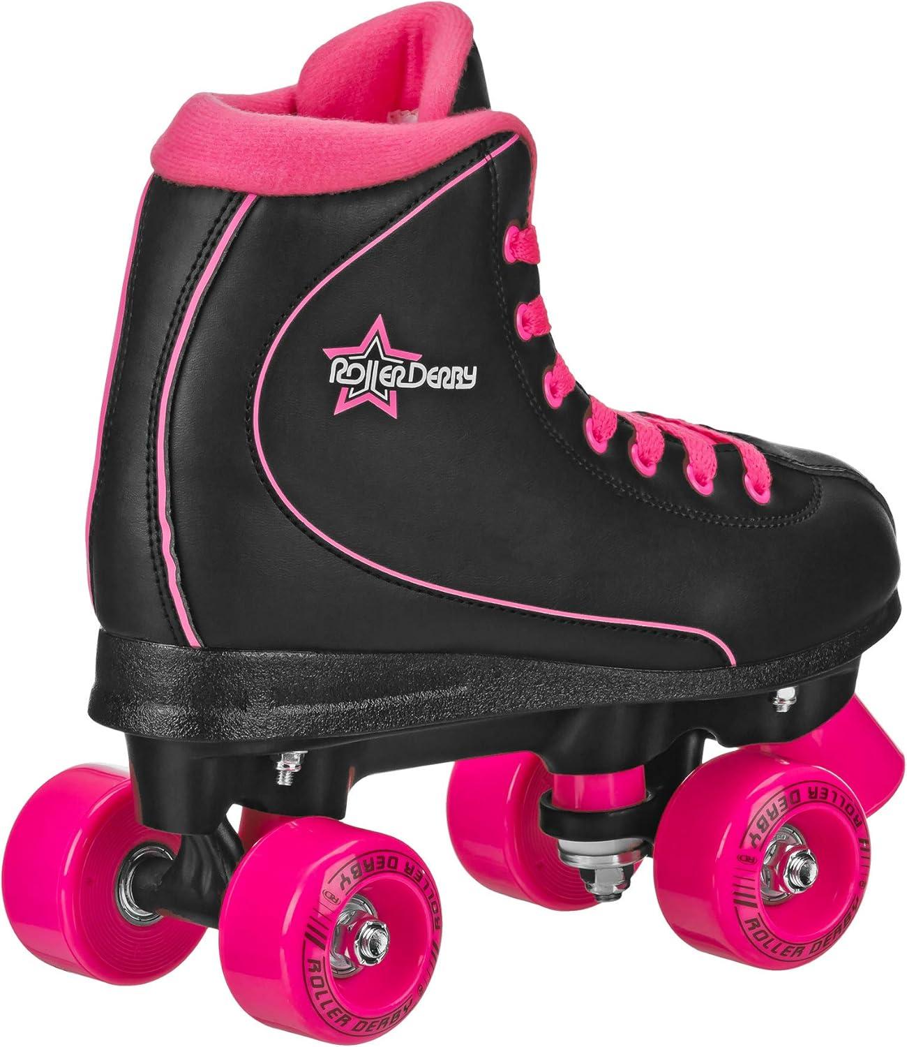 Roller Derby Roller Star 600 Women's Roller Skates - Black/Pink - Size 05