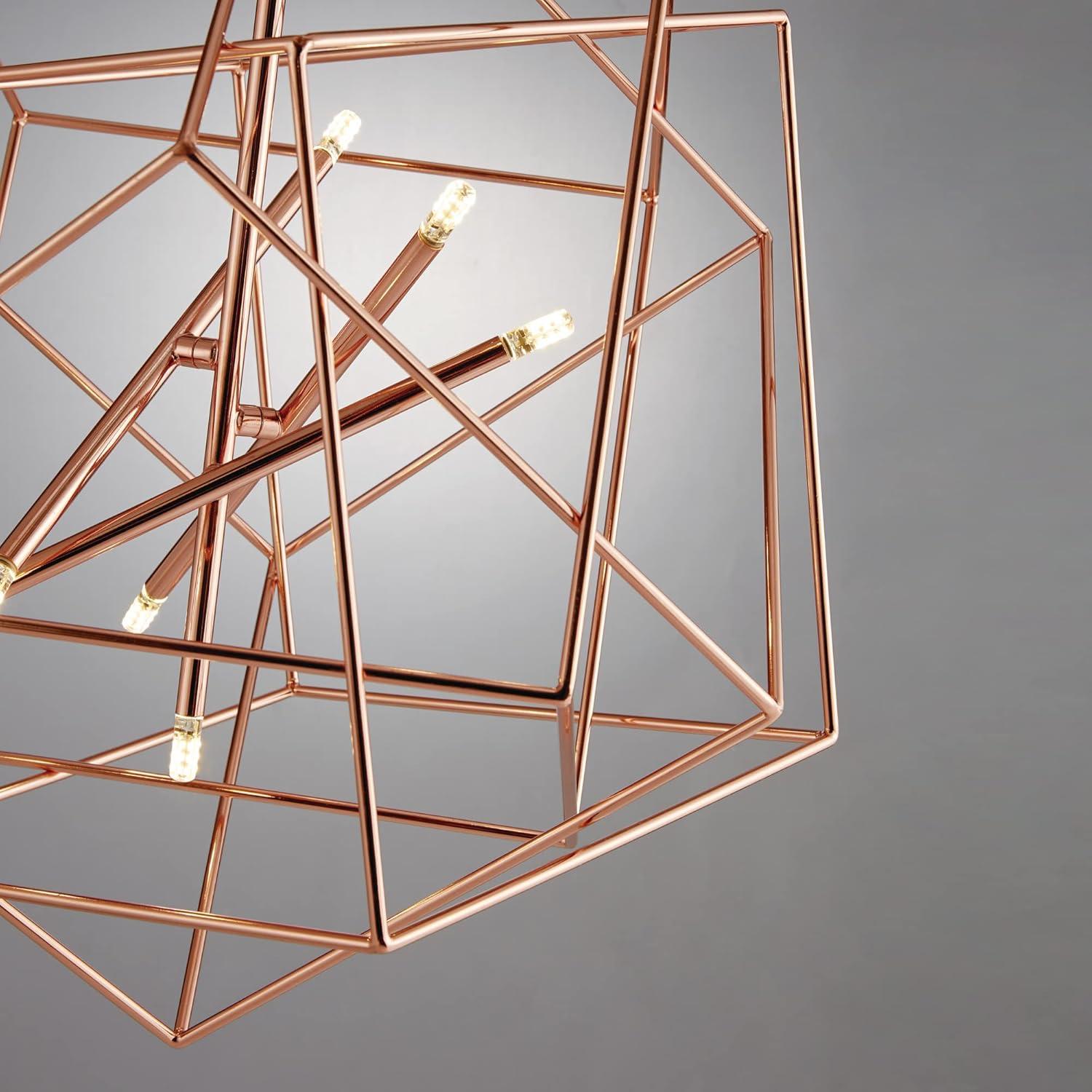 Ezo 7 Light Metal Geometric Chandelier