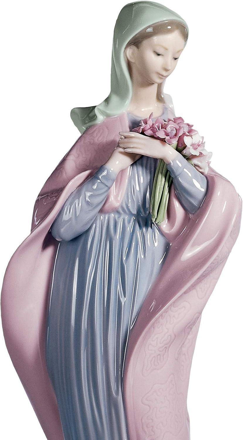 Vicente Martínez Porcelain Virgin Mary Figurine