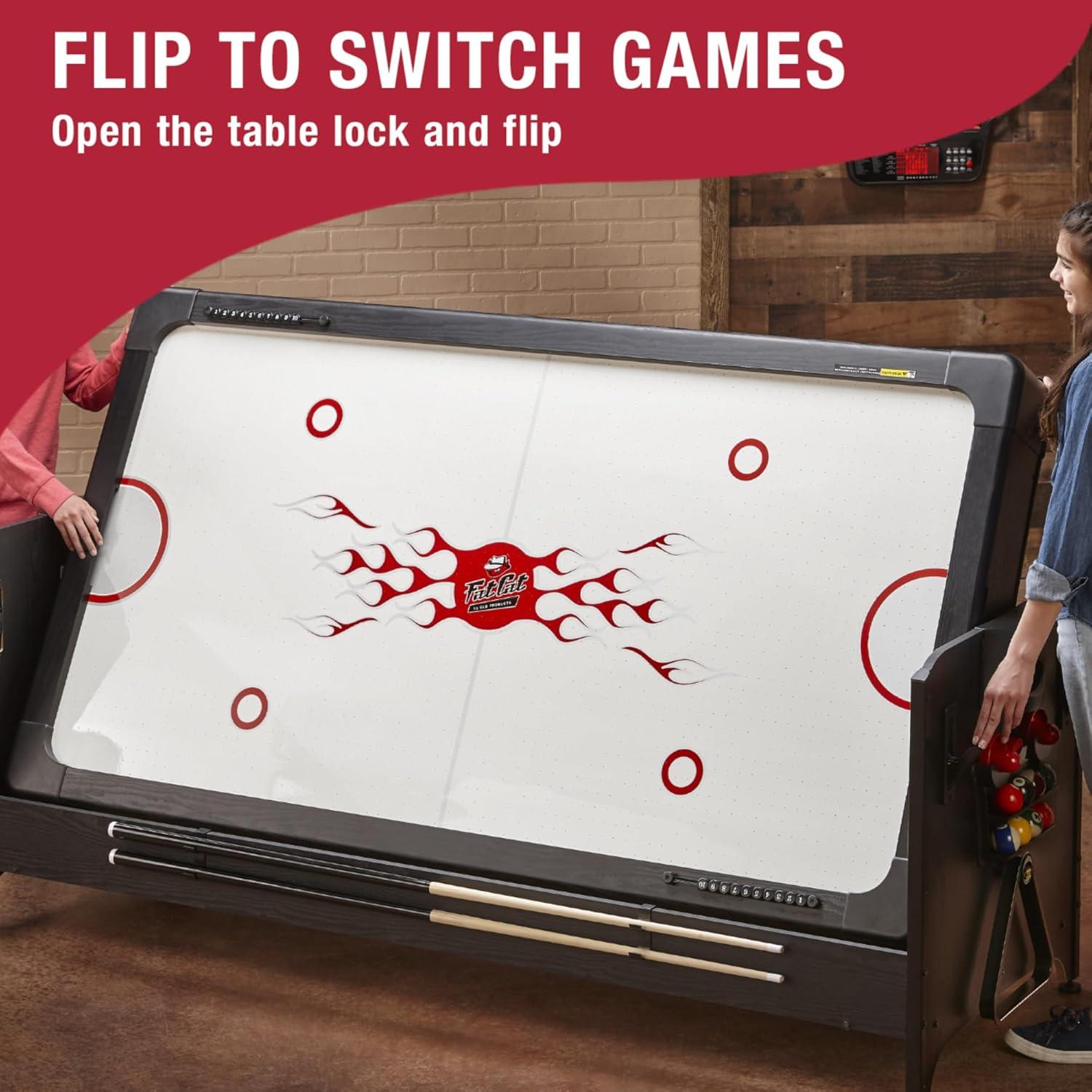 Fat Cat Fat Cat Original 3 in 1 87 Pockey Multi-Game Table