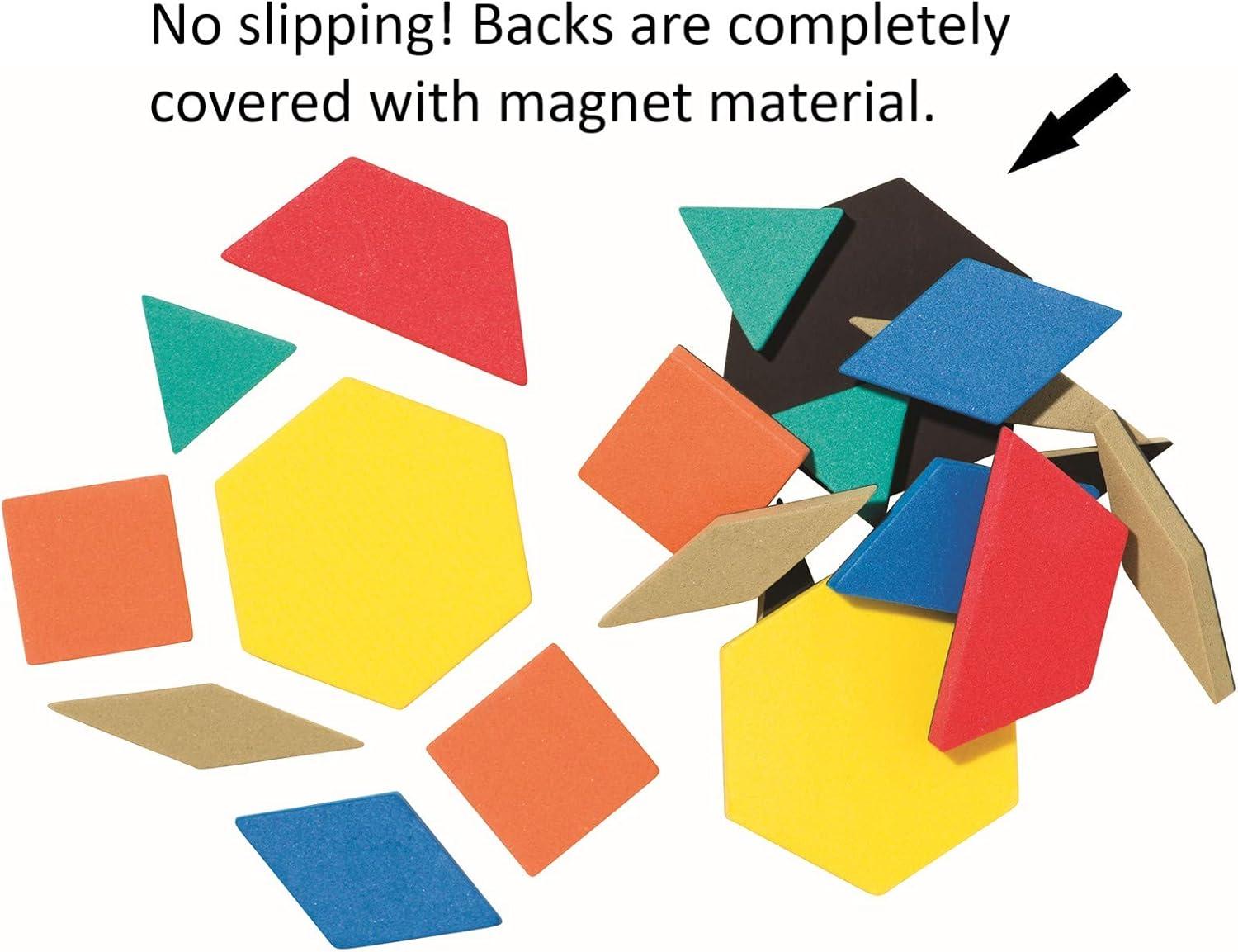 Dowling Magnets Foam Fun Magnets Pattern Blocks