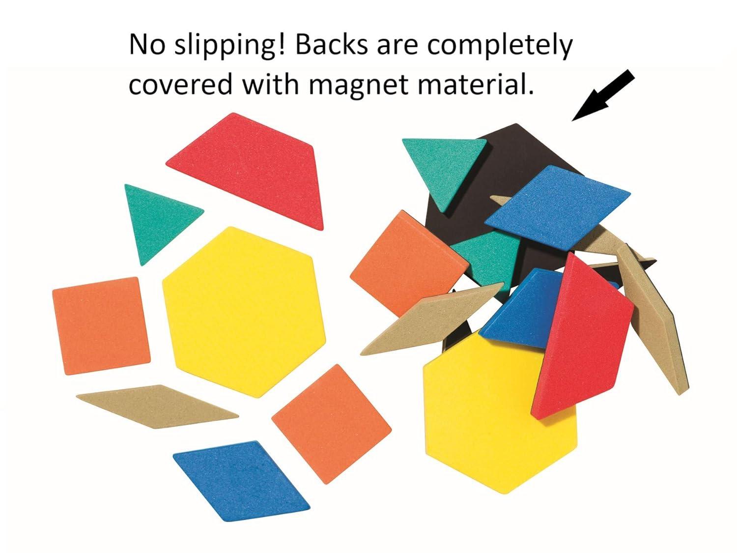 Dowling Magnets Foam Fun Magnets Pattern Blocks