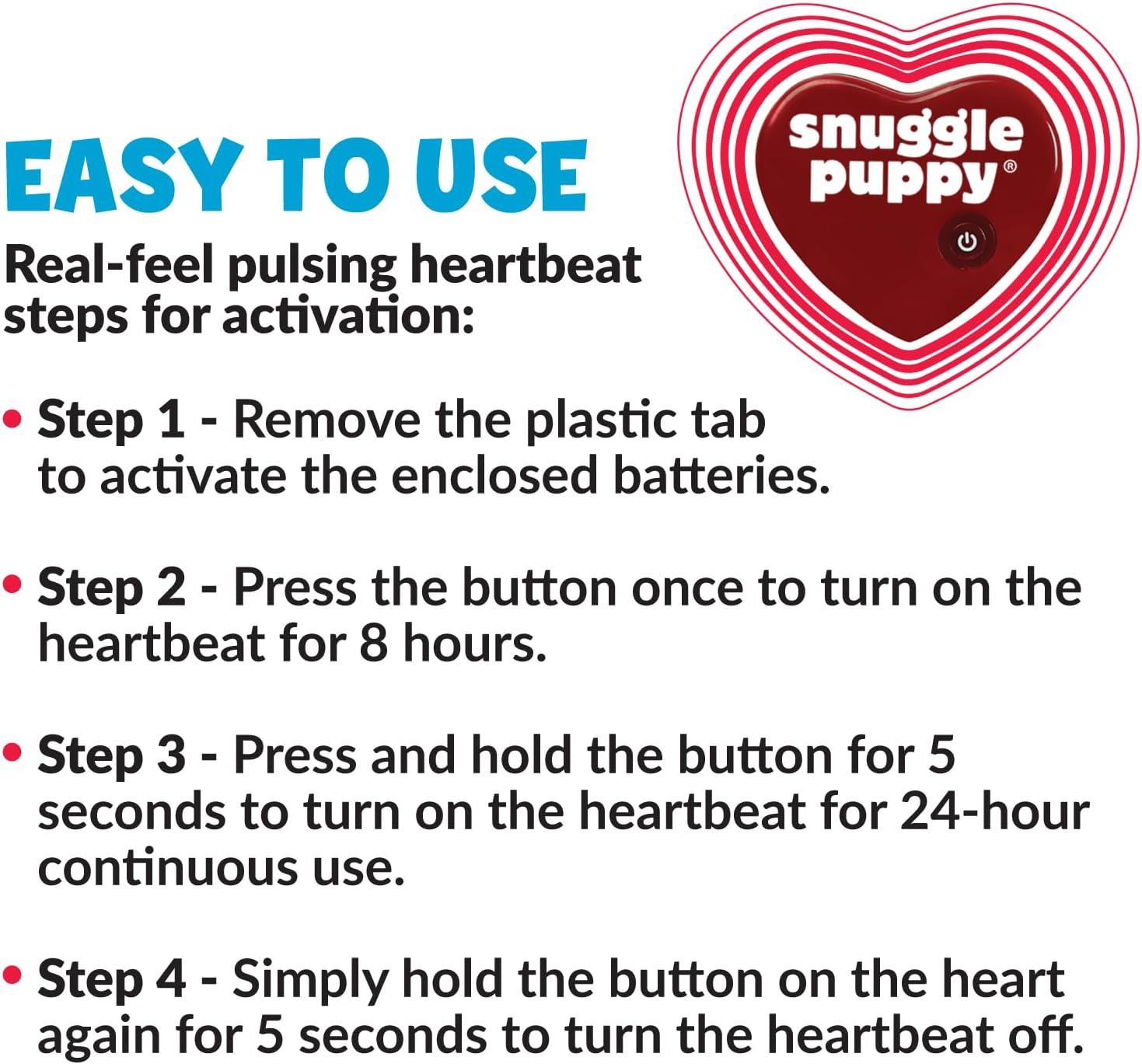 SmartPetLove Snuggle Puppy Behavioral Aid Toy, Brown and White
