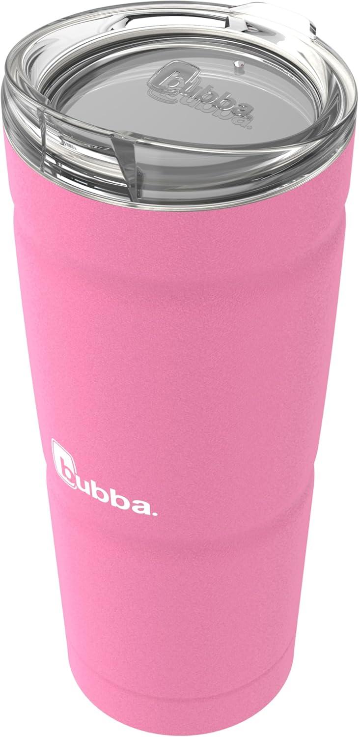 Bubba Envy S Stainless Steel Tumbler with Straw, Pink, 24 fl oz.