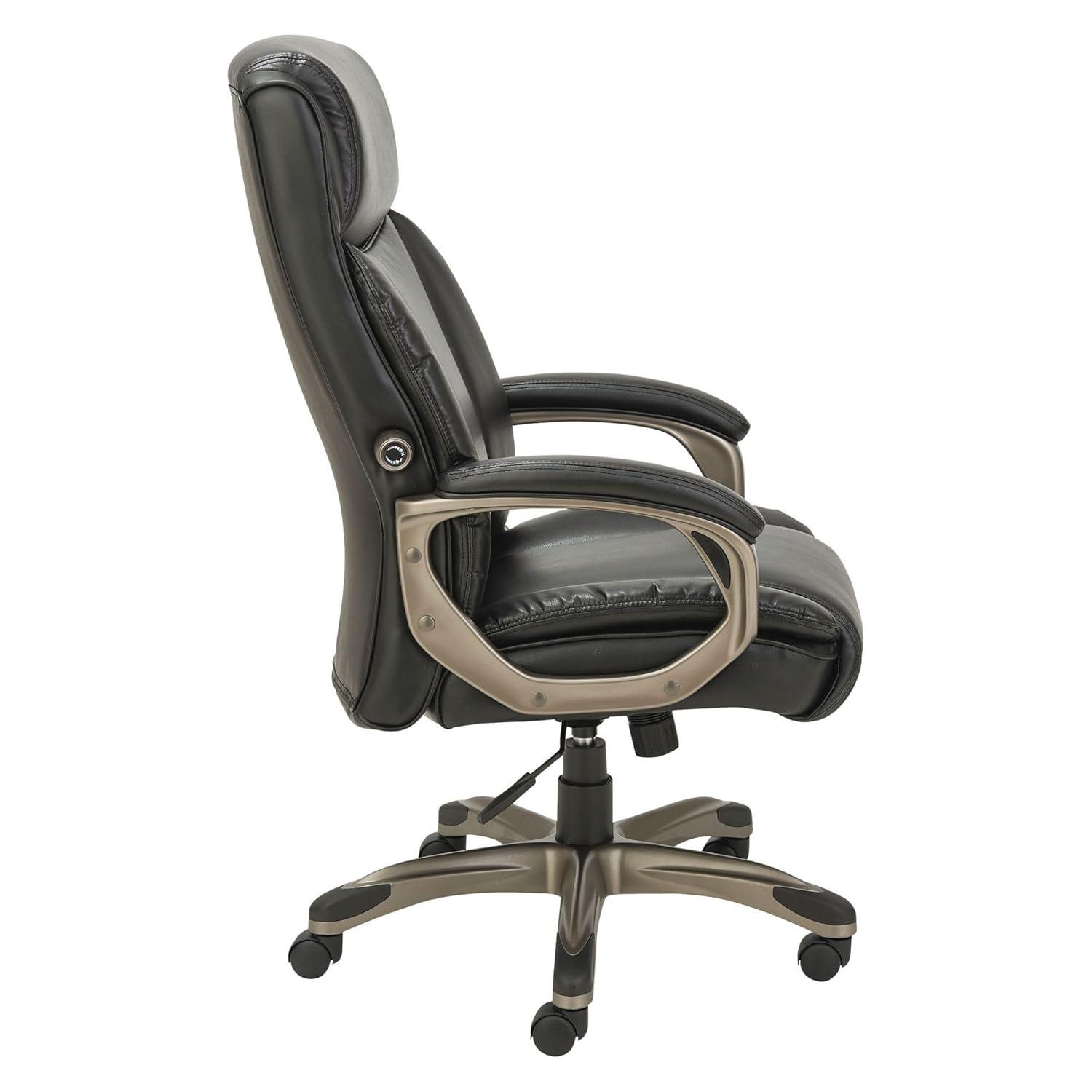 Alera Office Desk Chair, High-Back, Black/Graphite