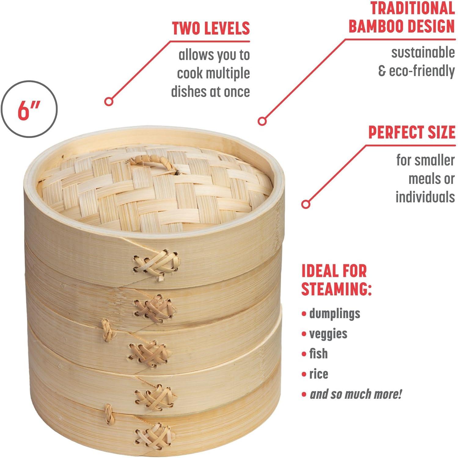 Joyce Chen 6" Bamboo Steamer