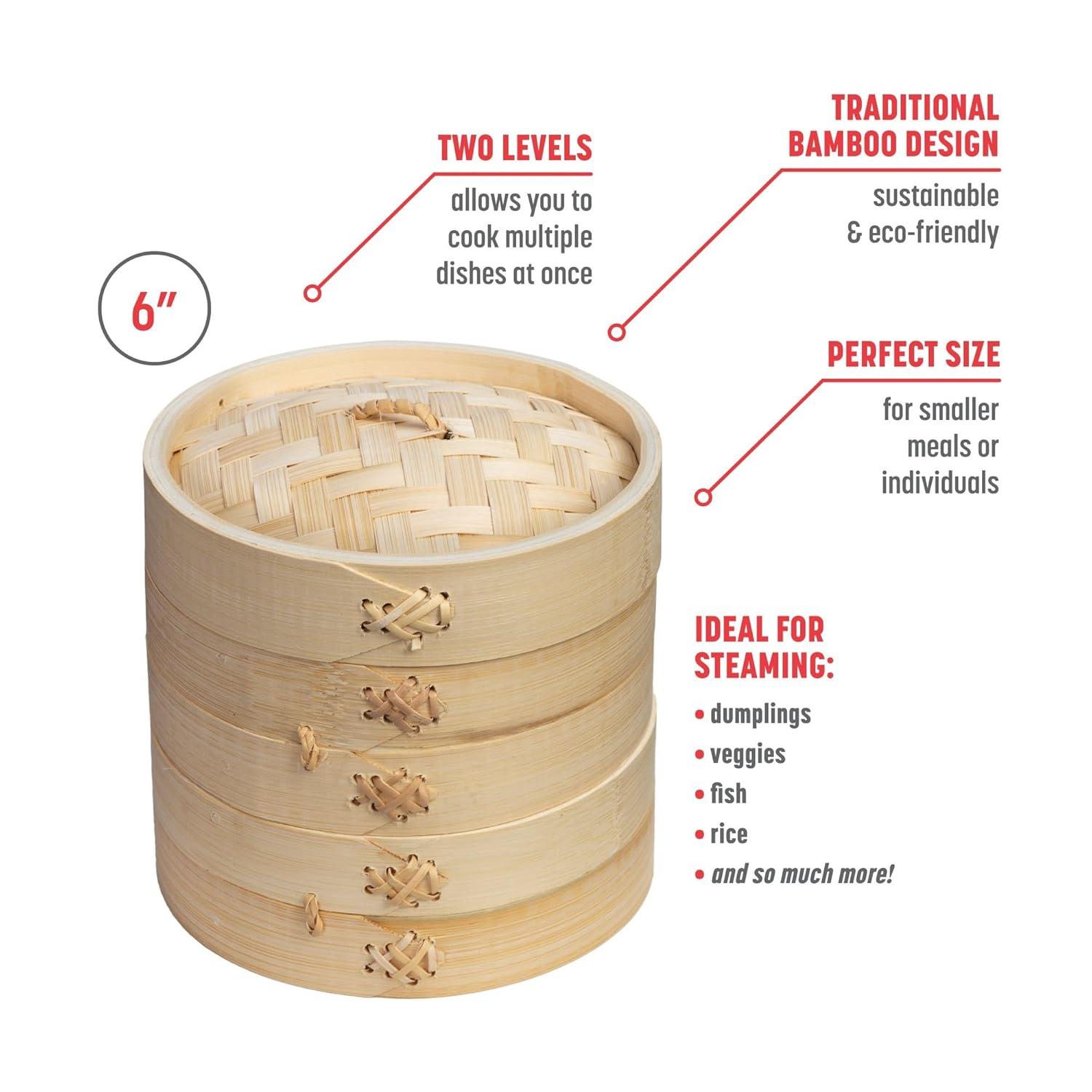 Joyce Chen 6" Bamboo Steamer
