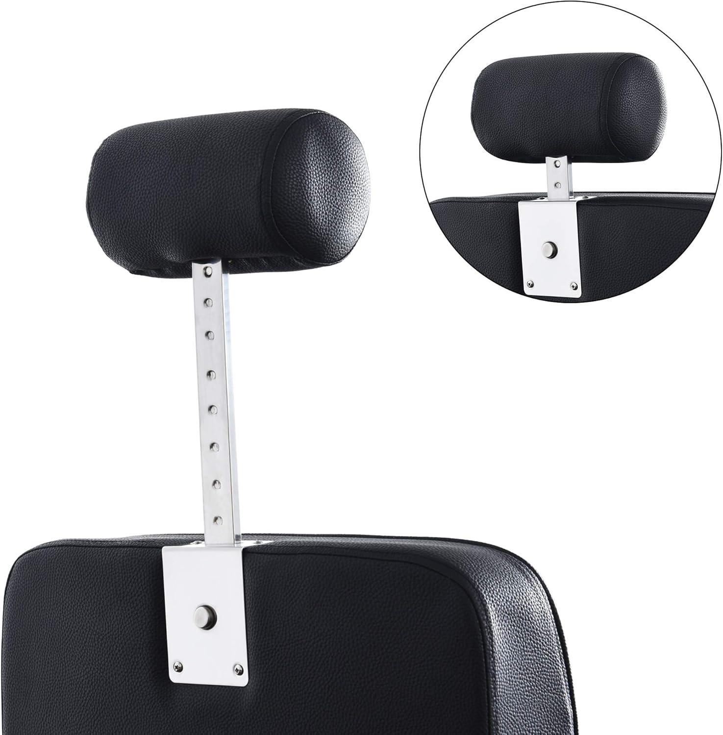 BarberPub Vintage Hydraulic Recline Beauty Salon Spa Barber Chair Black 2905