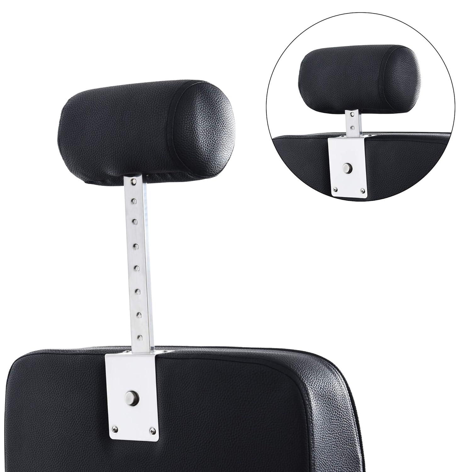 BarberPub Vintage Hydraulic Recline Beauty Salon Spa Barber Chair Black 2905