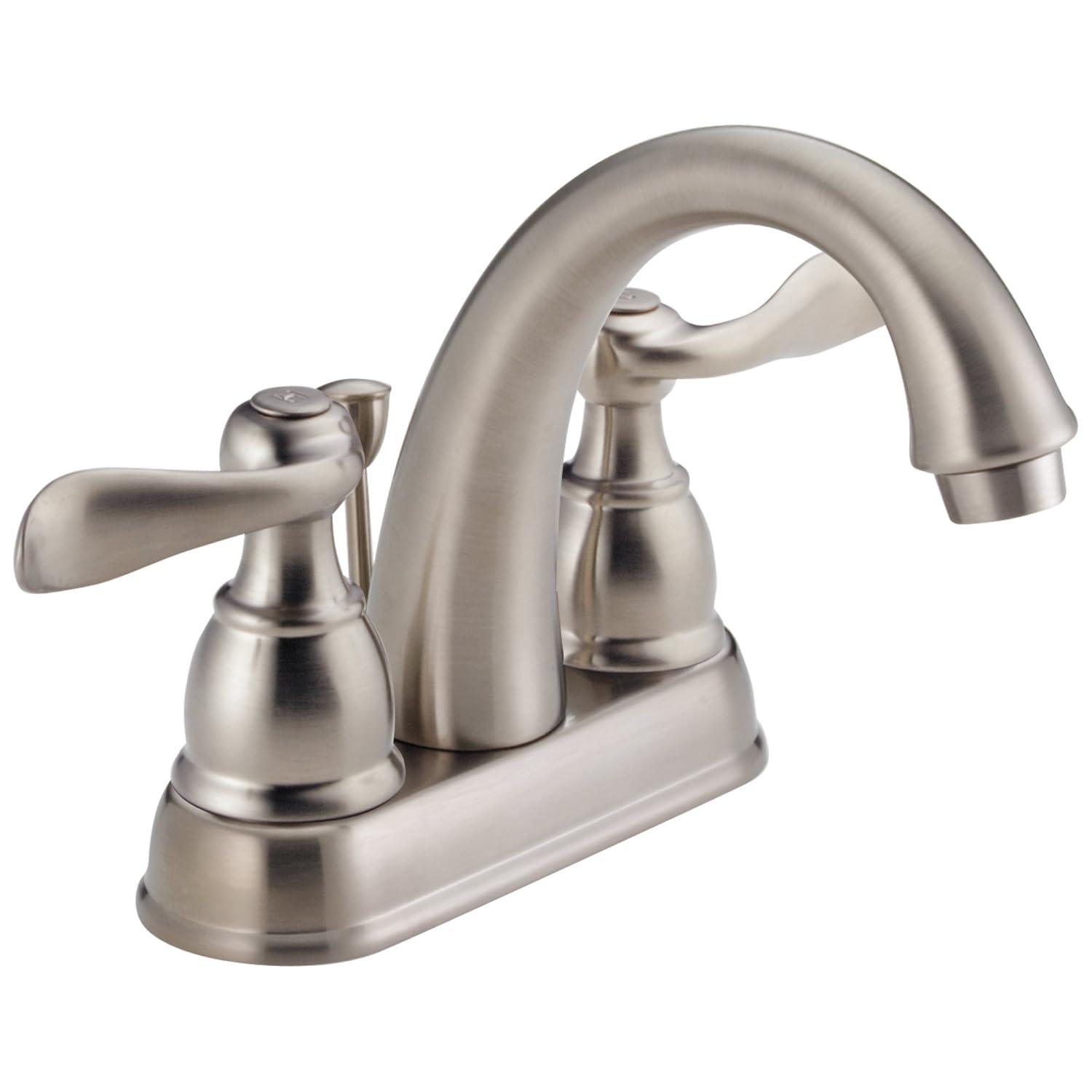 Windemere Centerset Bathroom Faucet with Drain Assembly, 2-handle Bathroom Sink Faucet