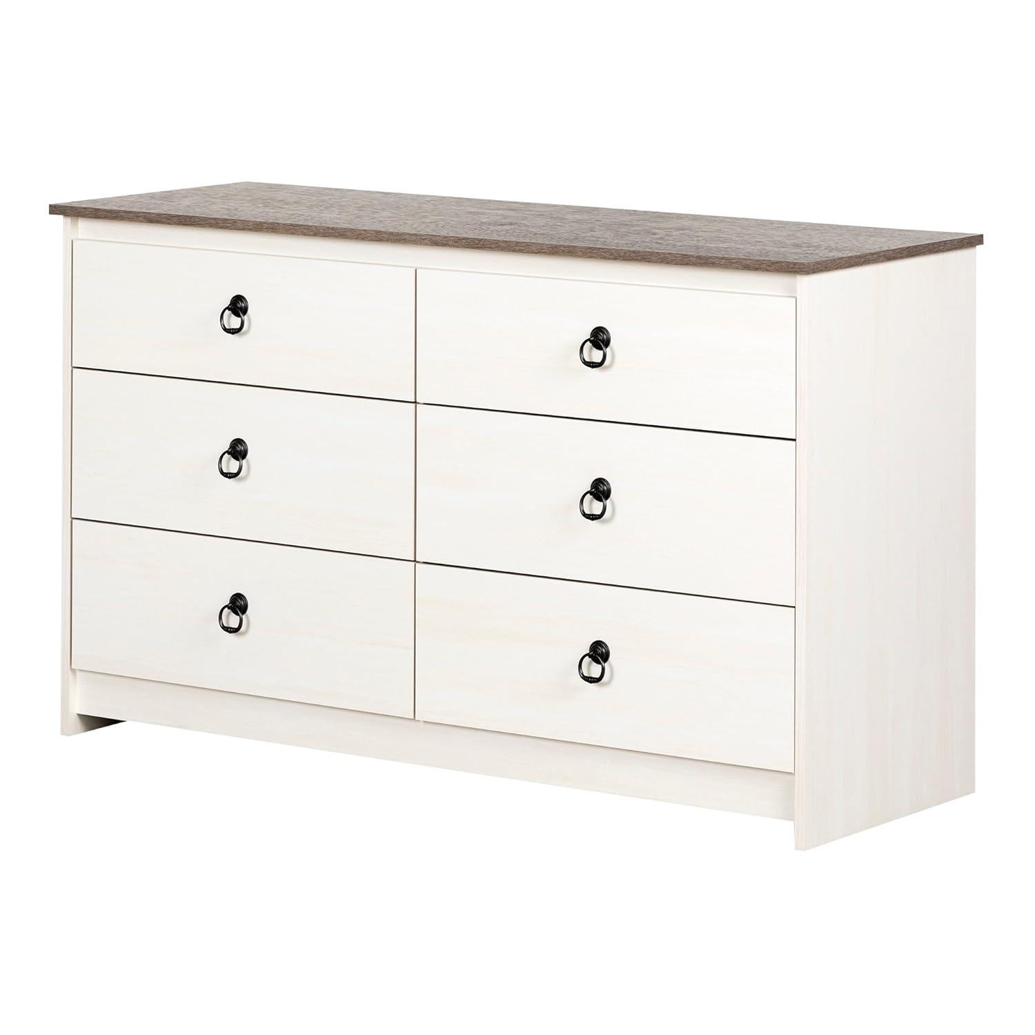 South Shore Plenny 6-Drawer Dresser Storage Unit