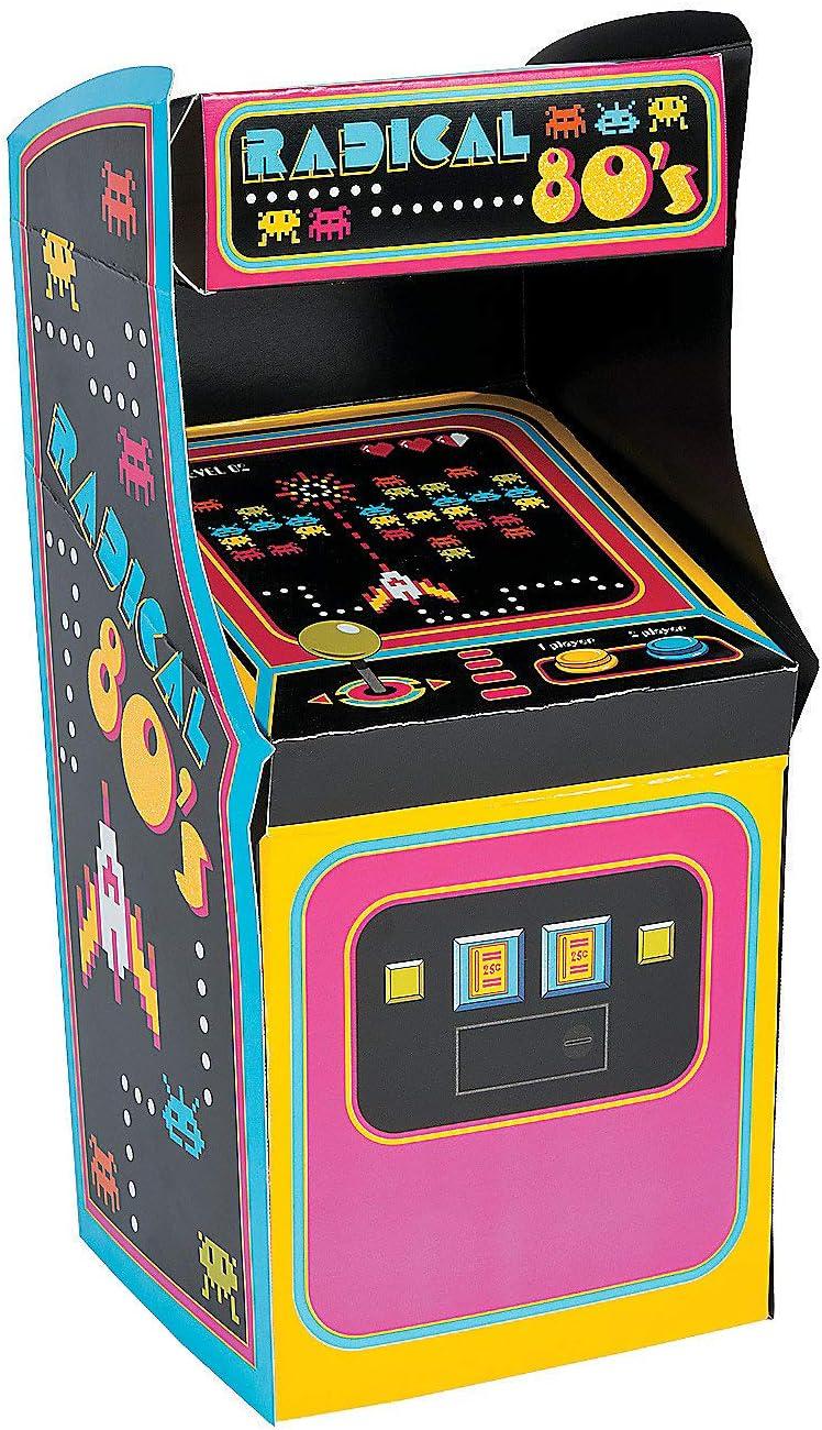 Retro 80's Arcade Game Cardboard Centerpiece