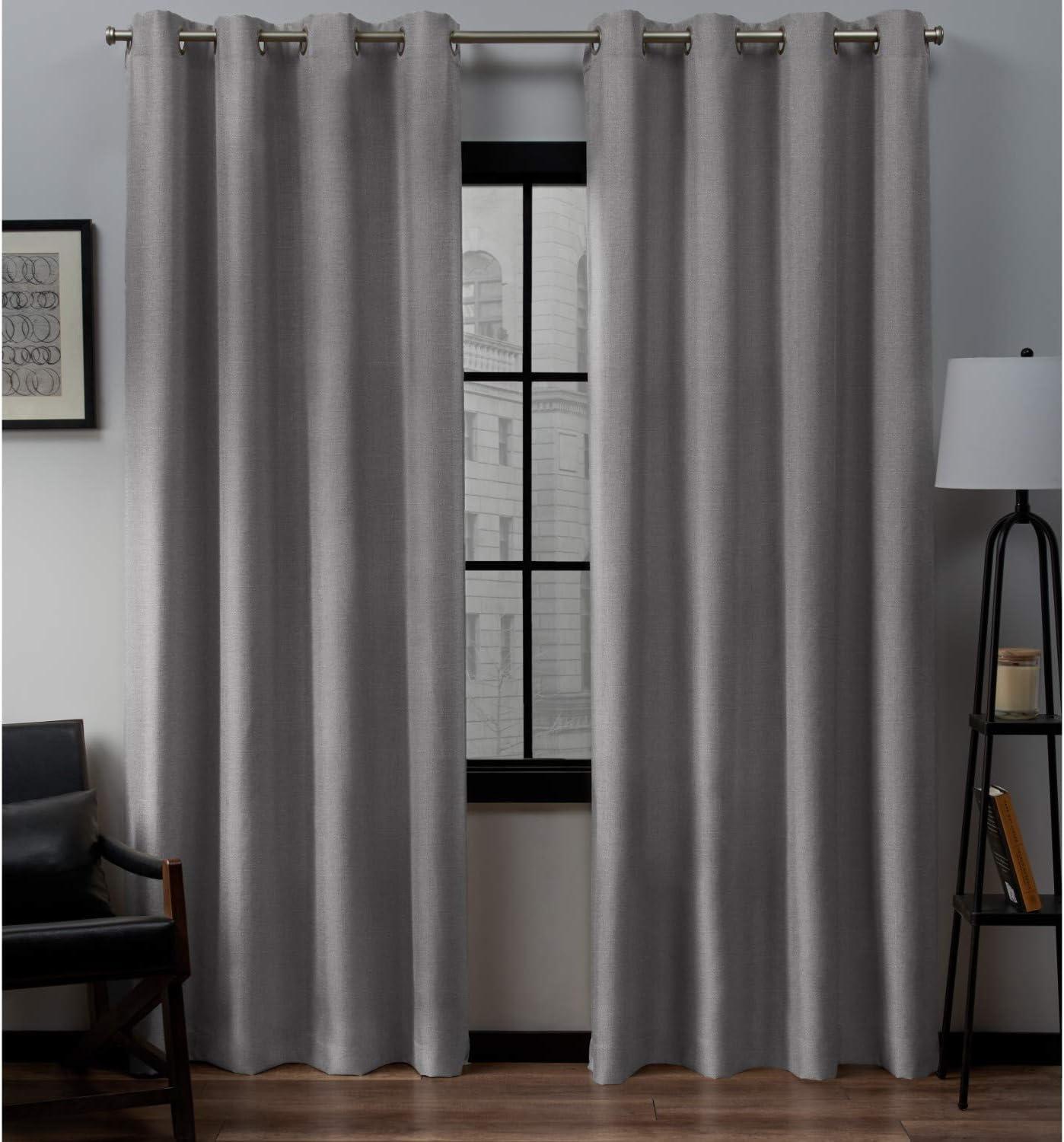 Set of 2 Loha Linen Window Curtain Panel - Exclusive Home™