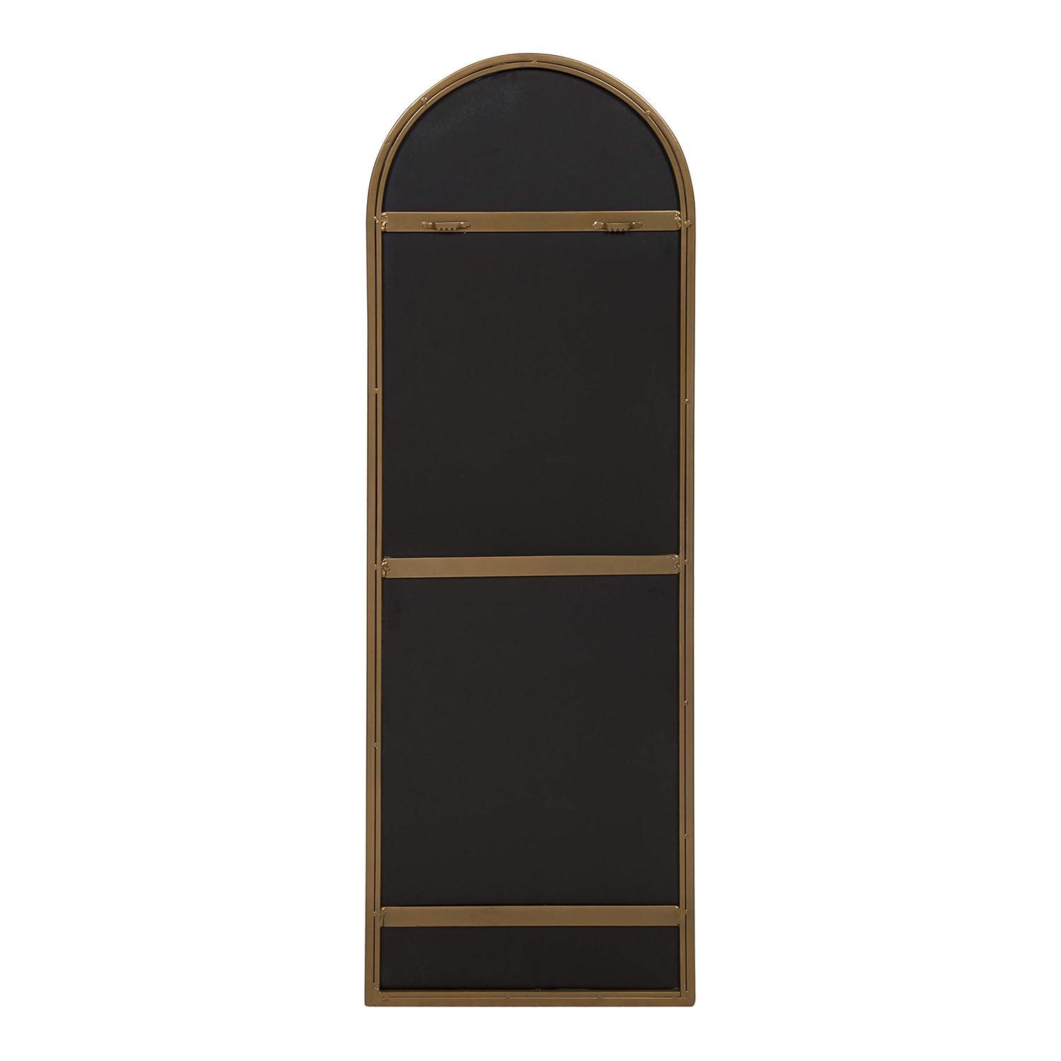 16" x 48" Valenti Tall Framed Arch Mirror Gold - Kate and Laurel