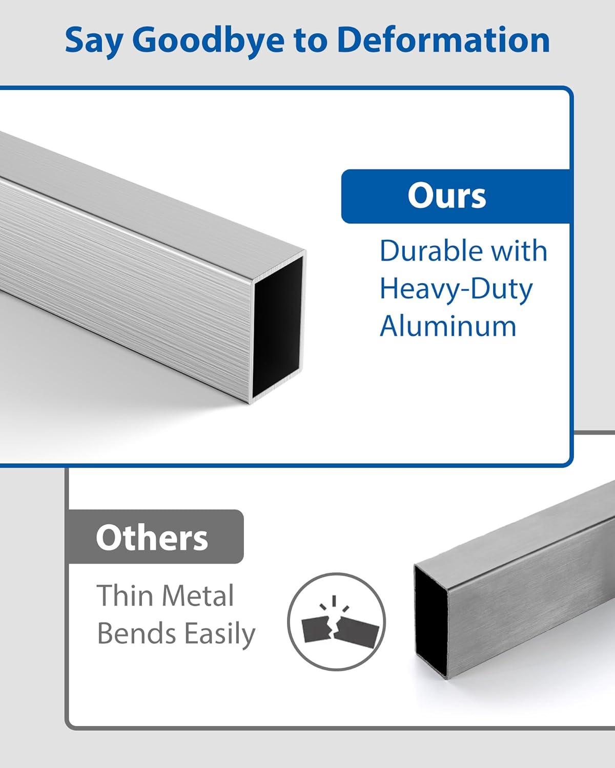6-9ft Telescoping Plank, Aluminum Work Plank, 440lbs Capacity, Aluminum Scaffolding Plank with Skid-Proof Platform Scaffold Ladder Accessory