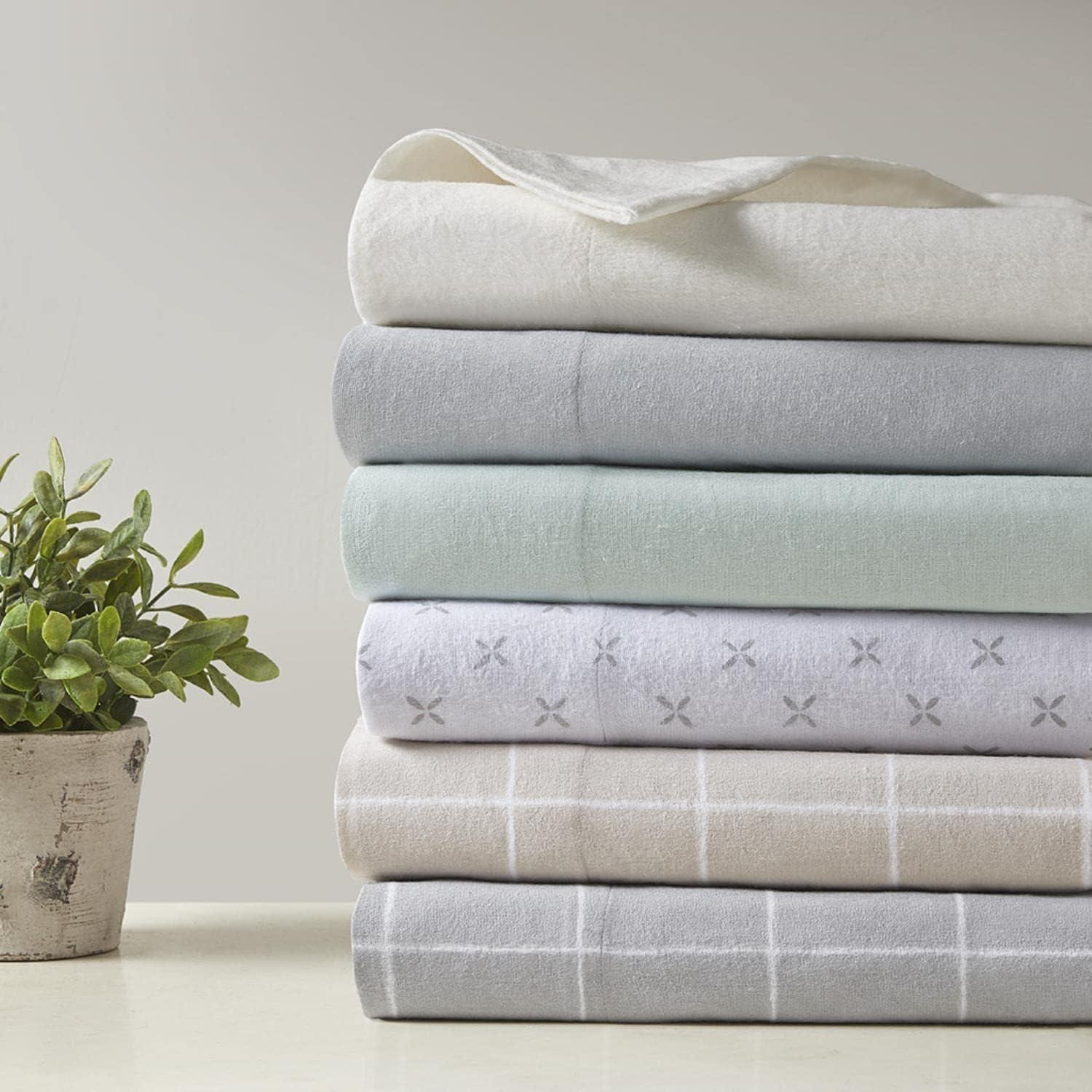 Oversized Cotton Flannel 4pc Sheet Set - Beautyrest