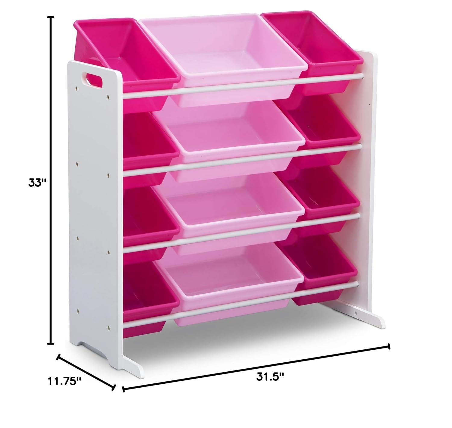 Delta Children Delta Children Kids Toy Storage Organizer with 12 Plastic Bins