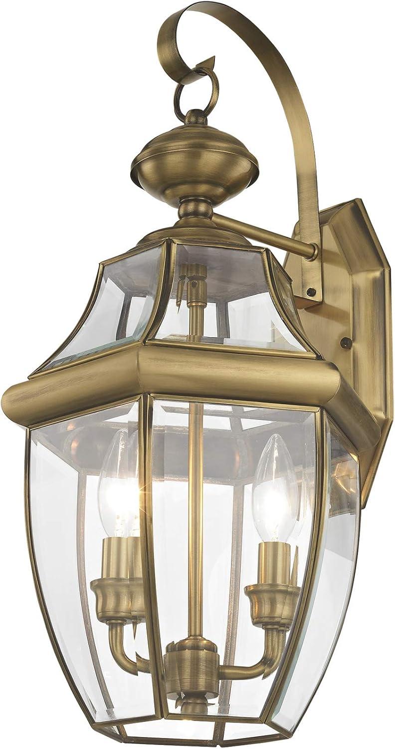 Livex Lighting Monterey 2 - Light Wall Light in  Antique Brass