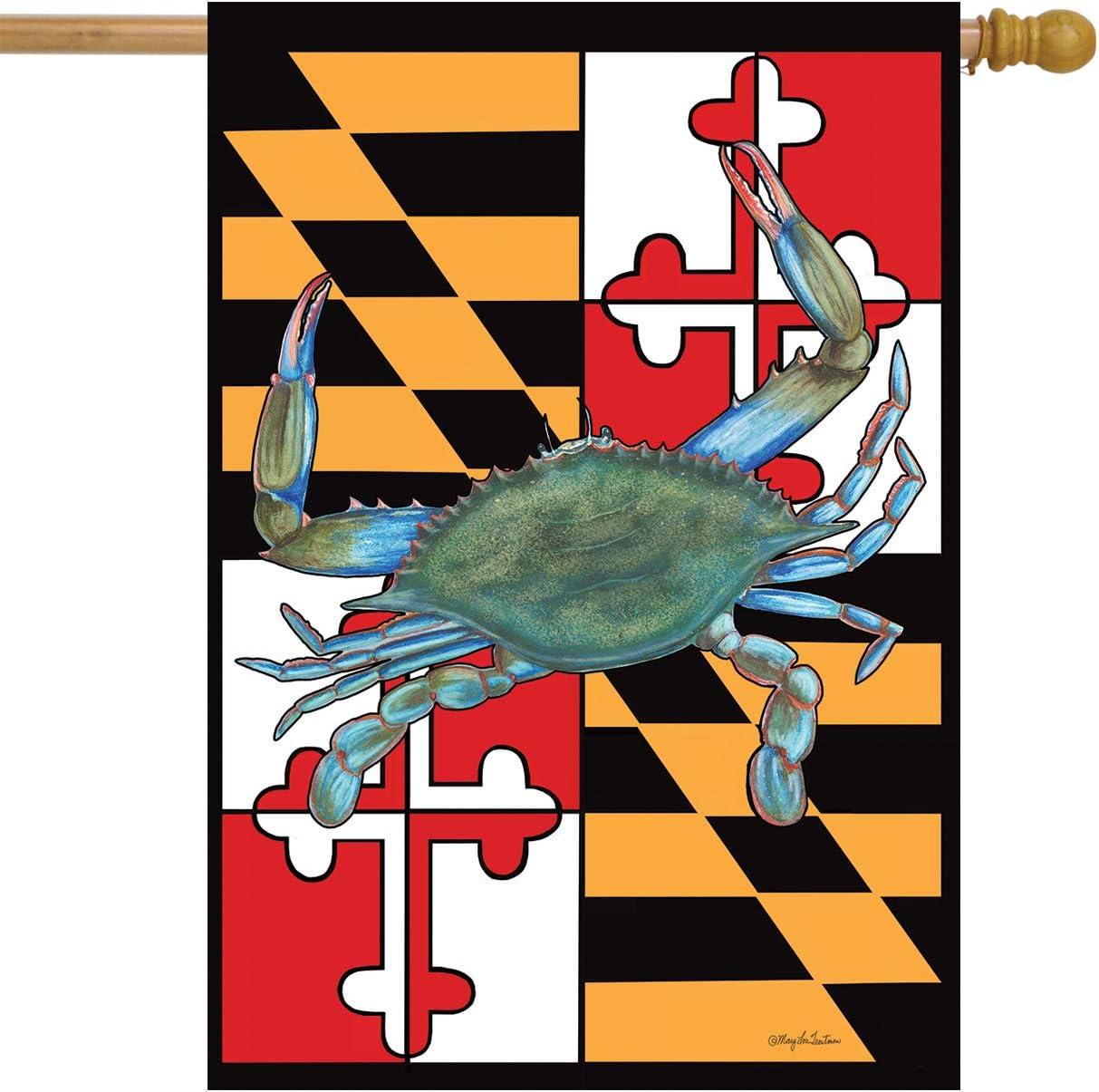 Briarwood Lane House Flag 40x28 For Outdoor Maryland Summer House Flag Flag For Summer House Flag