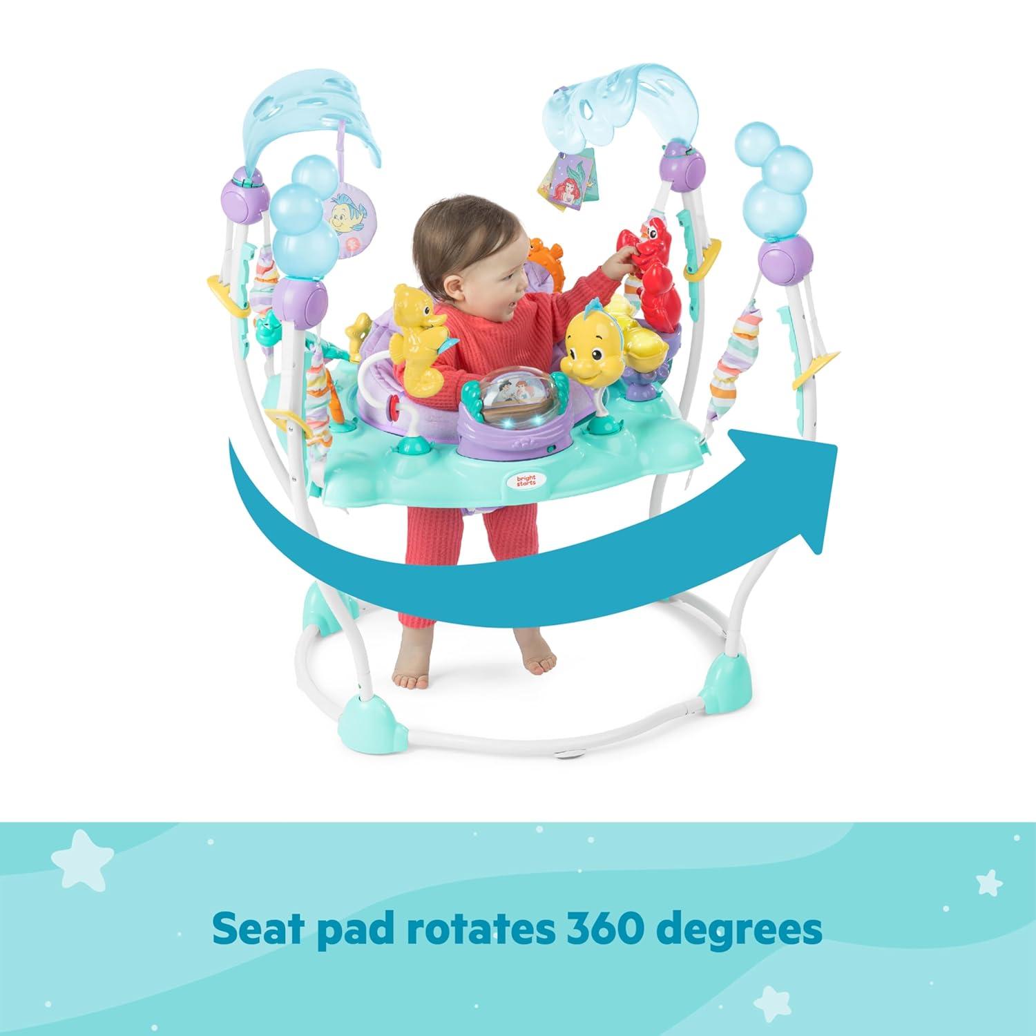 Bright Starts The Little Mermaid Sea of Activities Baby Jumper