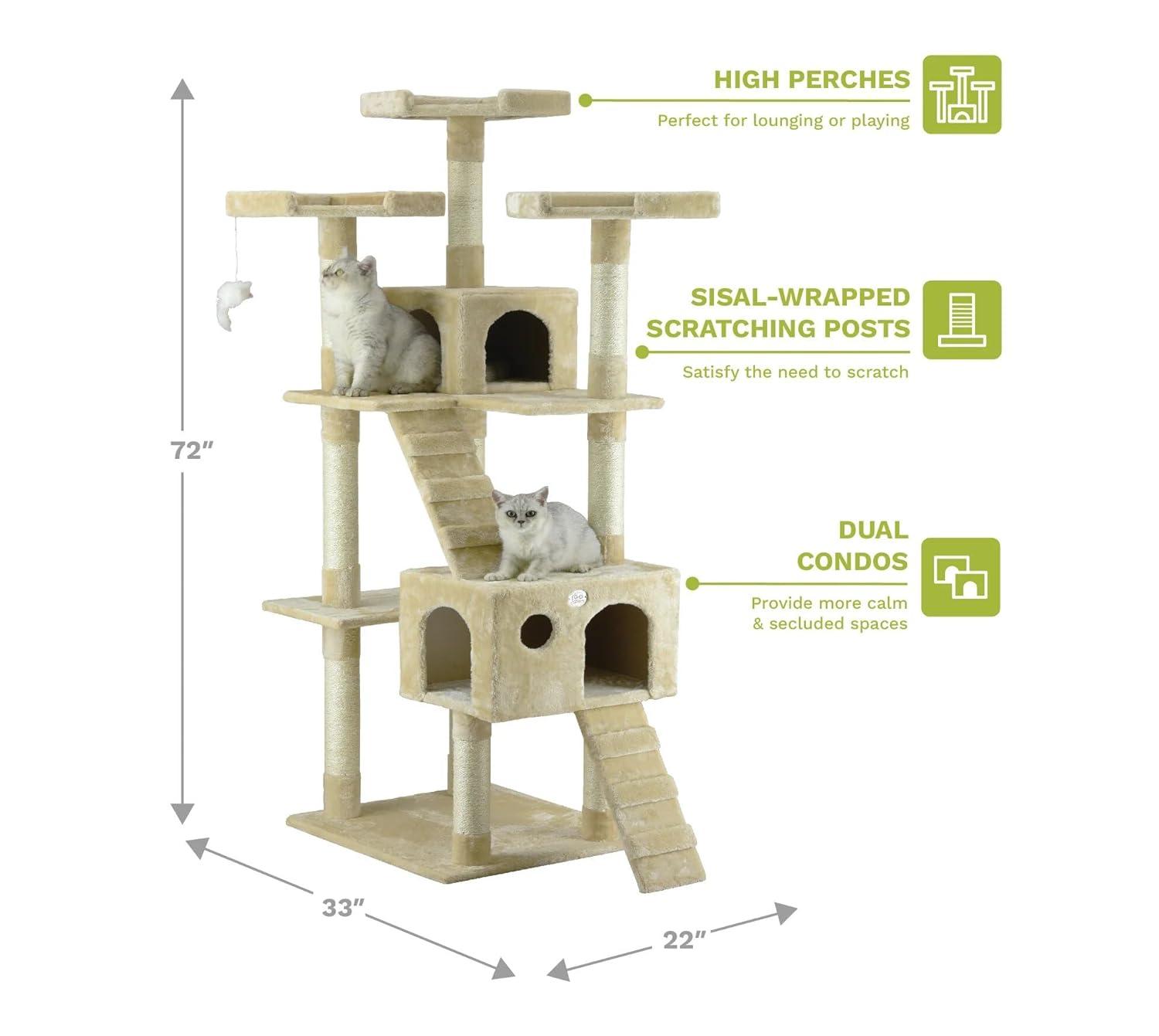 Go Pet Club 72'' H Cat Tree