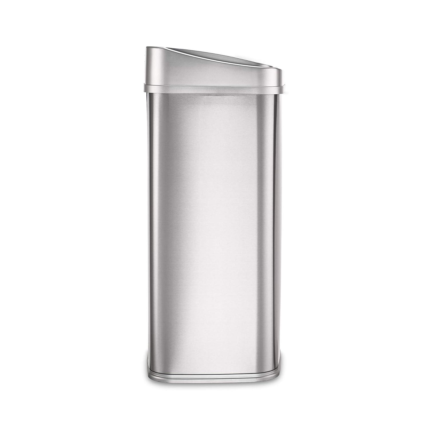 Nine Stars 13.2 Gallon Stainless Steel Motion Sensor Trash Can