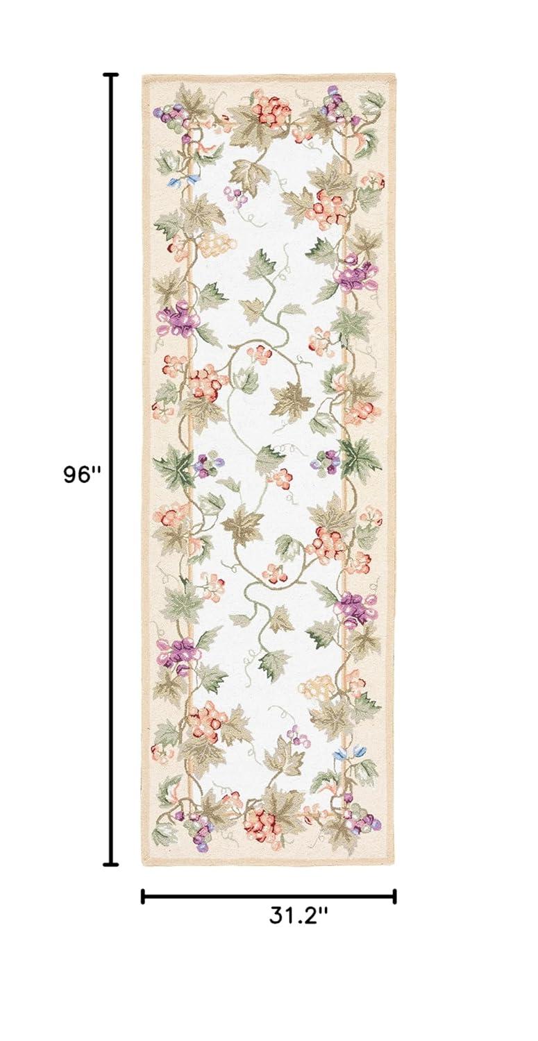 Chelsea HK116 Handmade Accent Rug - 2'6"x4' - Ivory - Safavieh