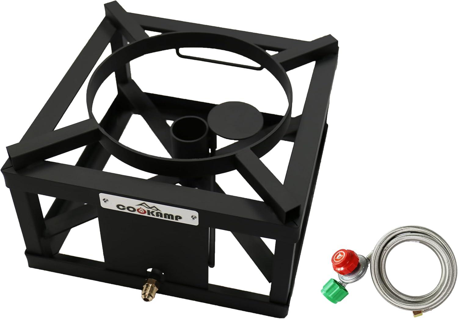 Black Steel High-Pressure Single Burner Propane Stove