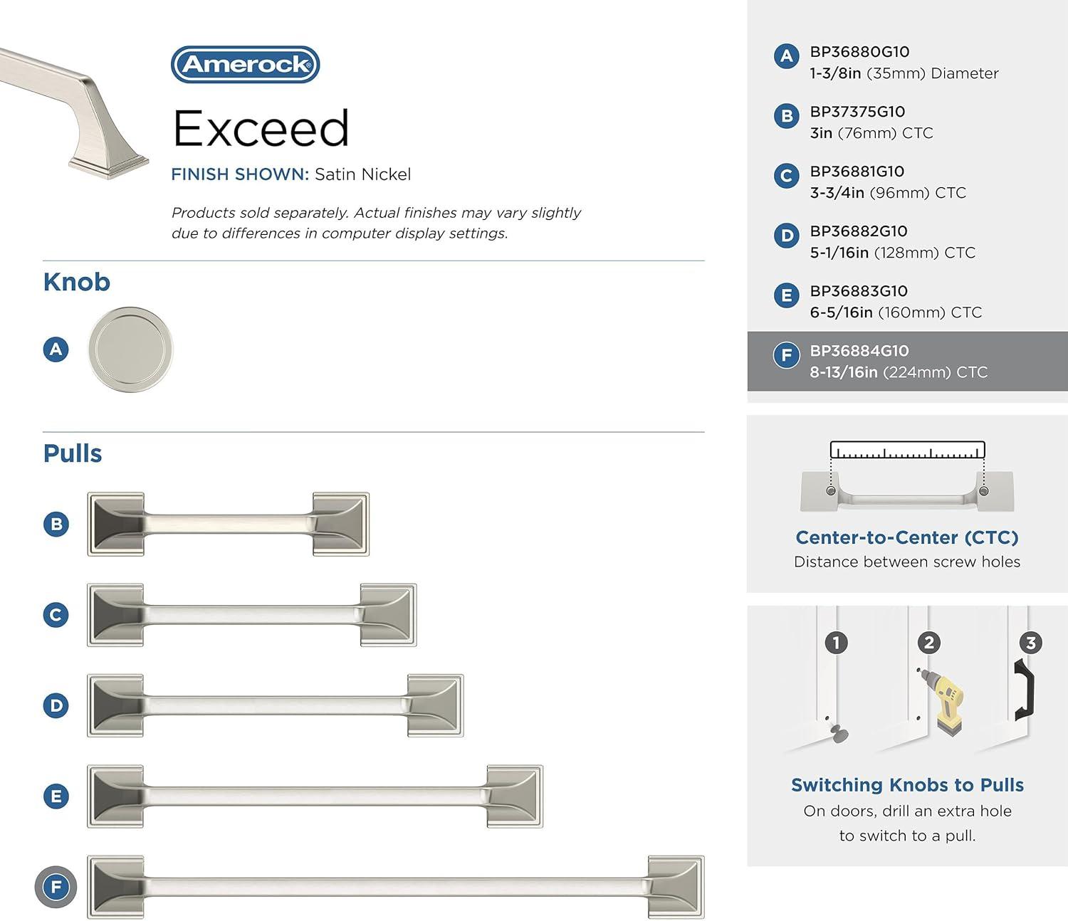 Amerock Exceed Cabinet or Drawer Pull