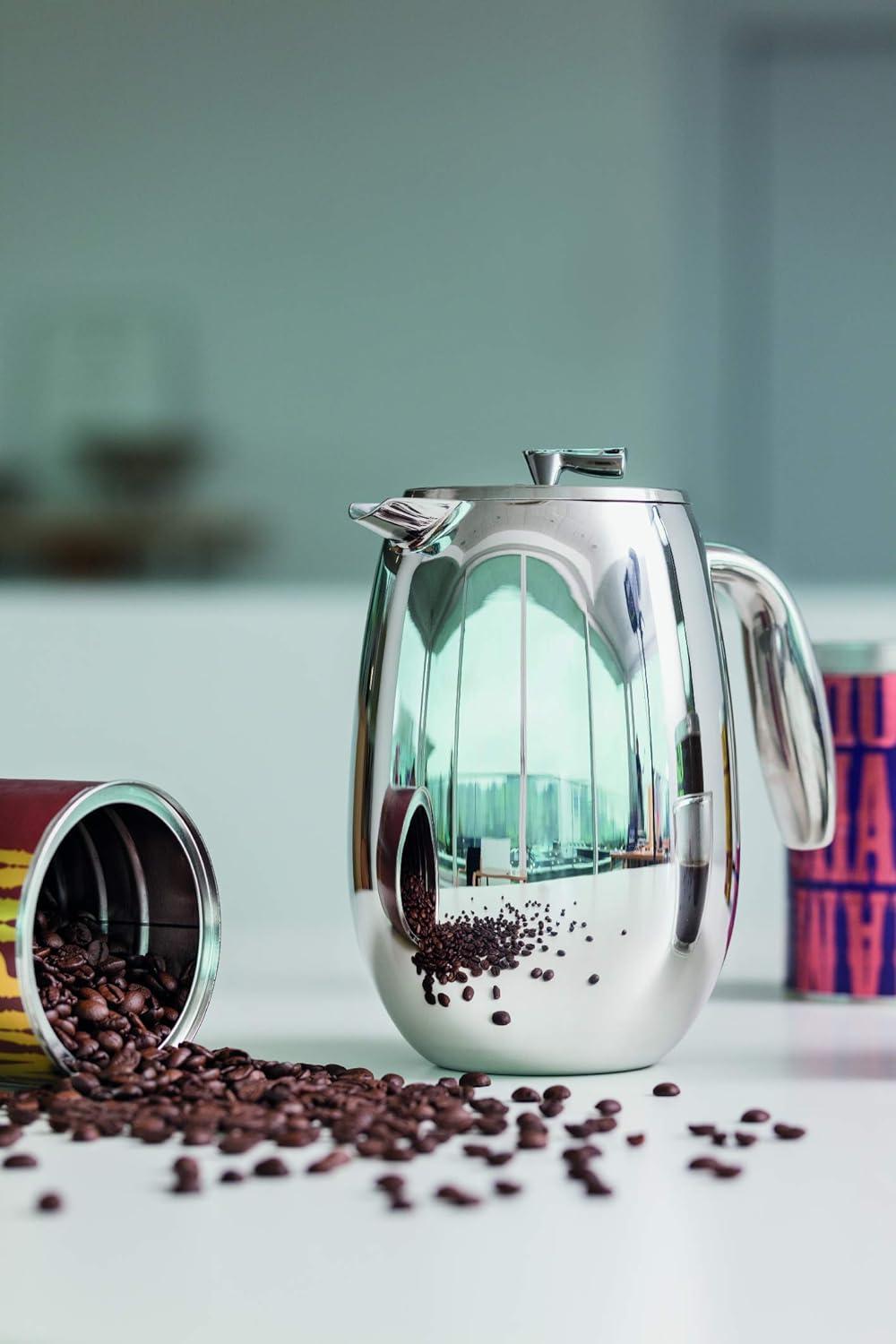 Bodum Columbia Double Wall Stainless Steel French Press Coffee Maker