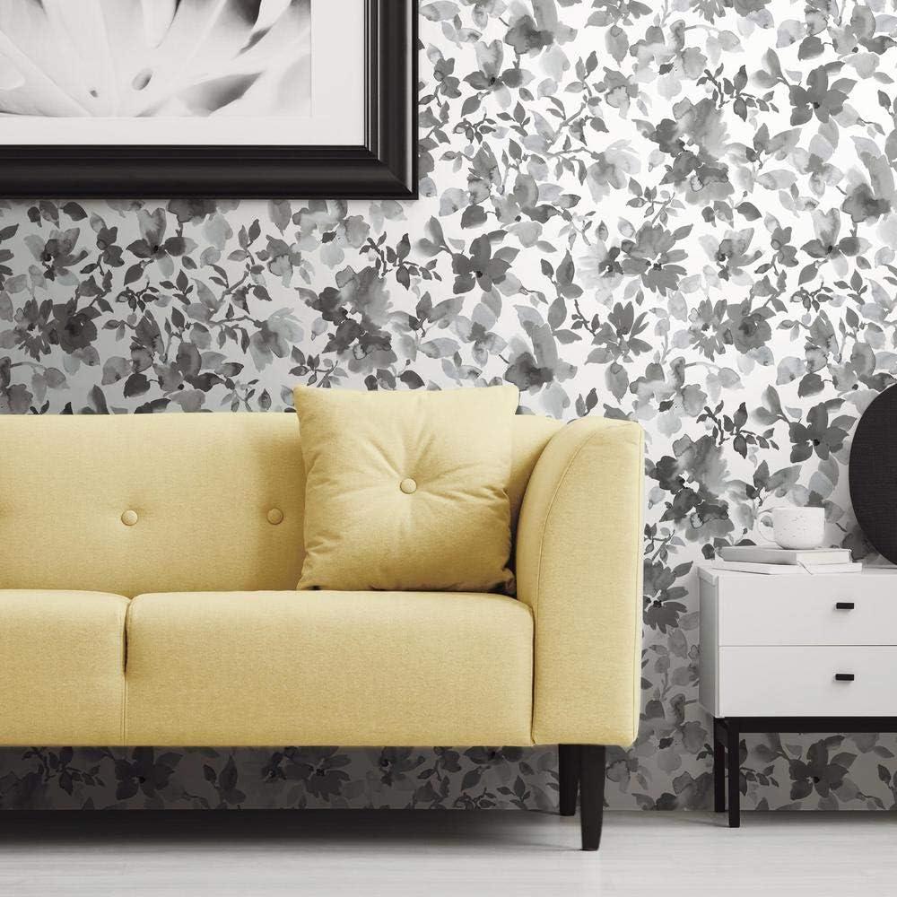 Watercolor Floral Peel and Stick Wallpaper